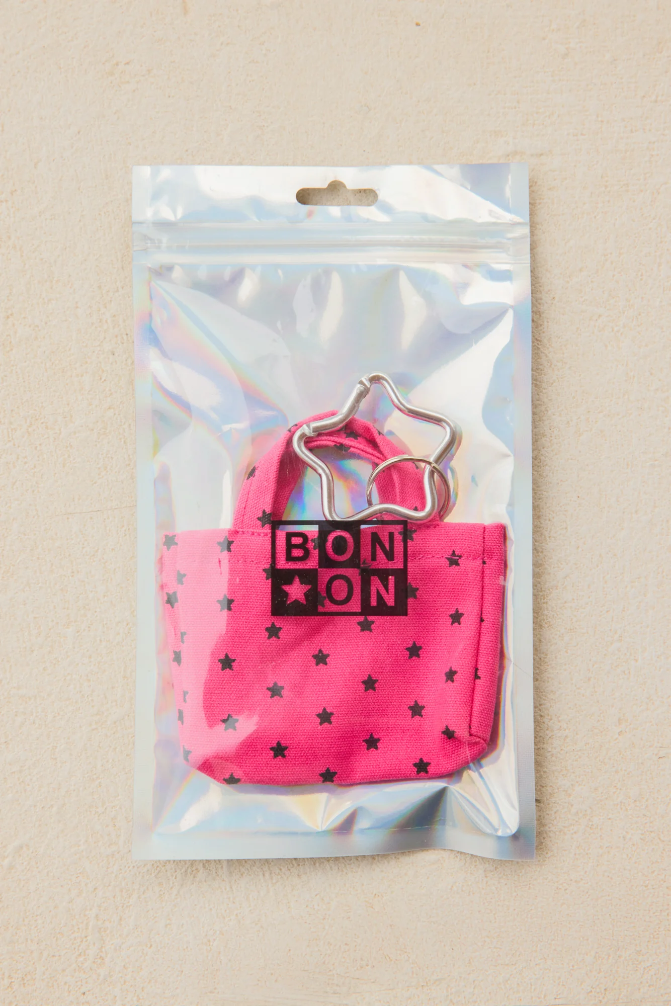 Porte-clés - Cabas Rose Blush - Image 3