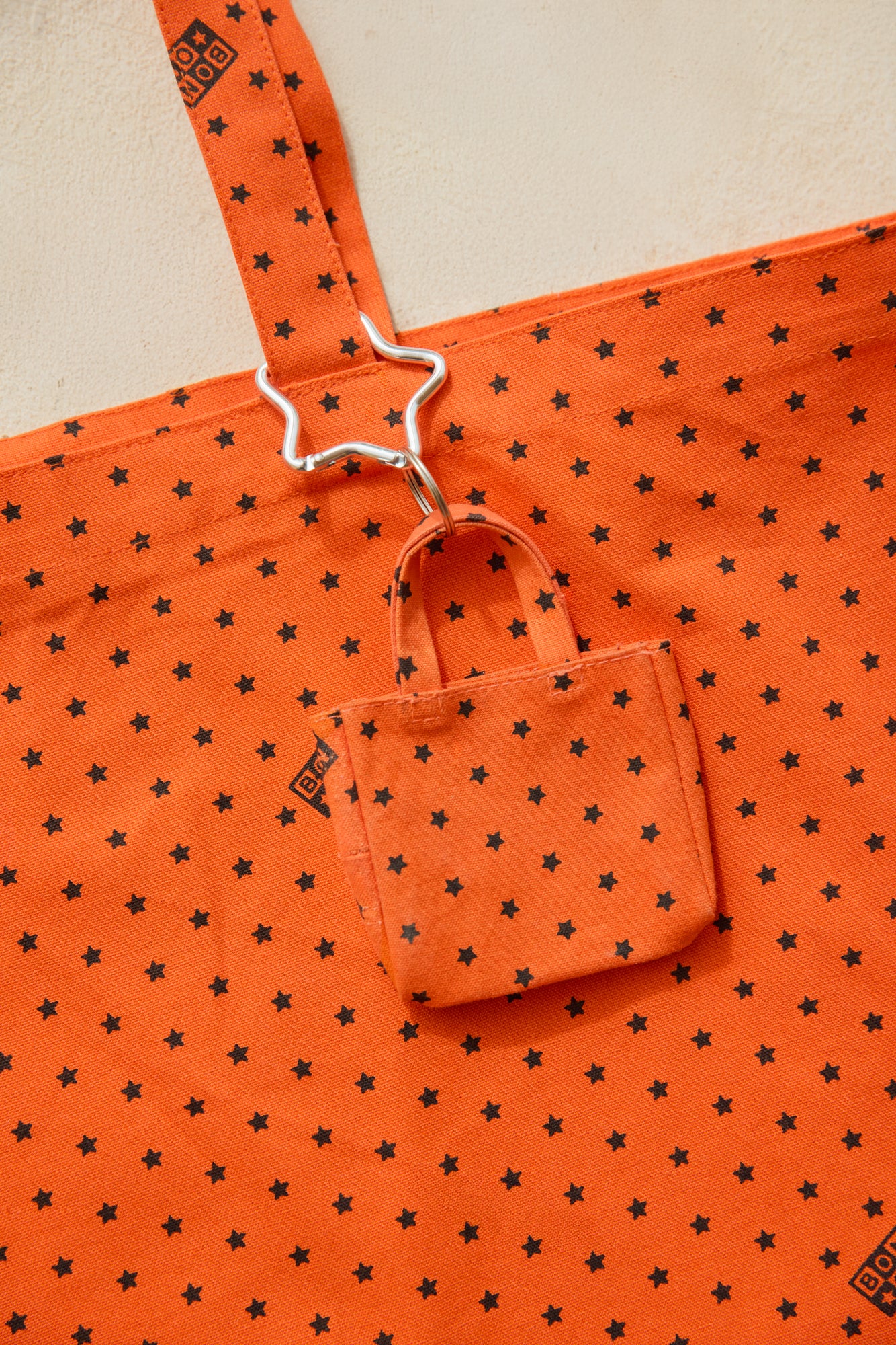 Porte-clés - Cabas Orange Vif - Image 3