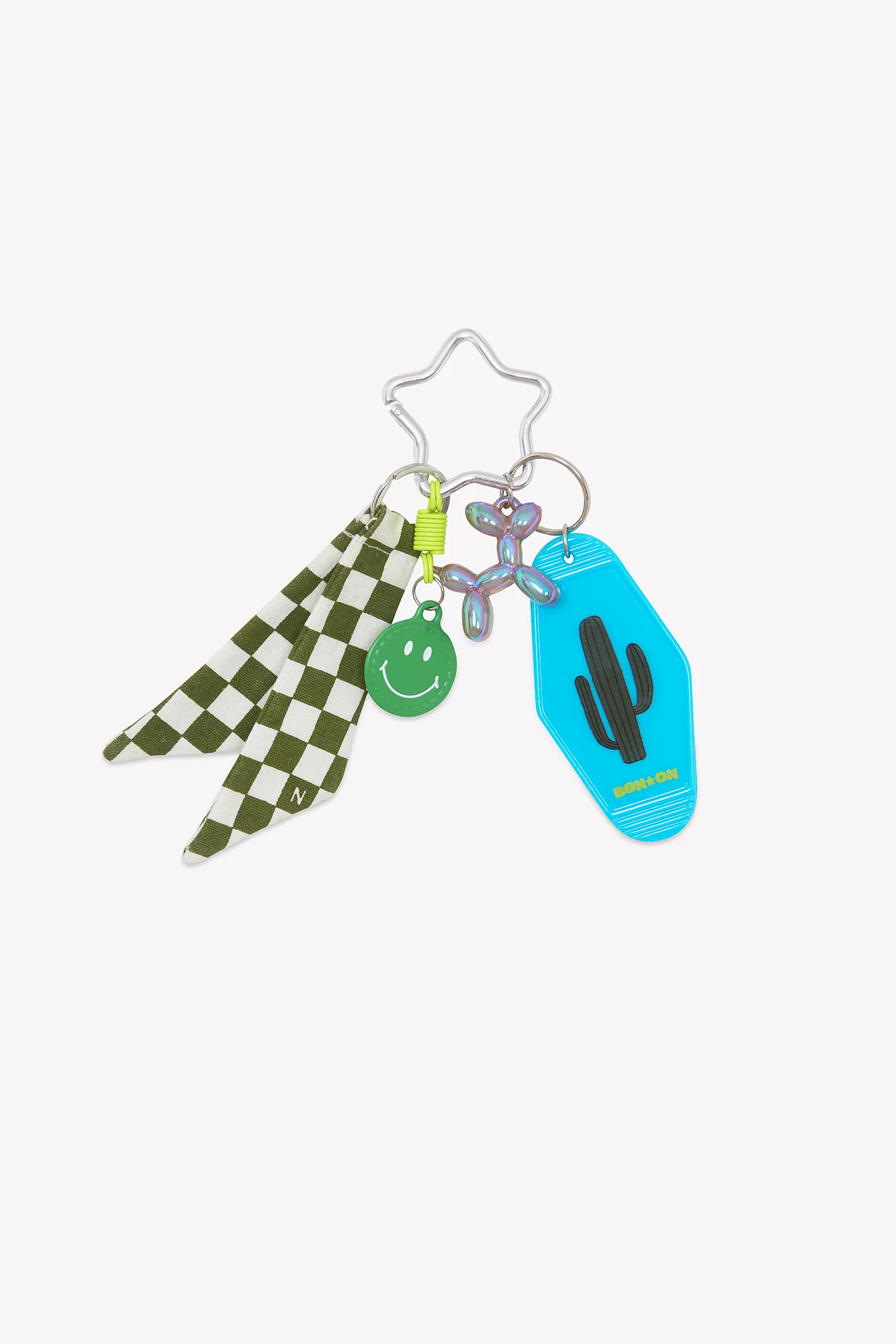 Porte-clés - Grigri Damier Cactus - Image 5