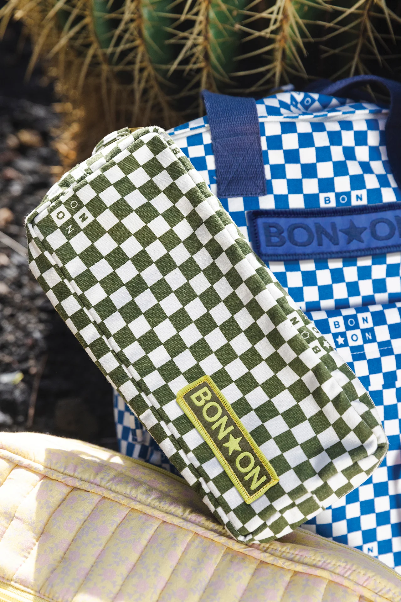 Trousse - Damier Vert - Image 4