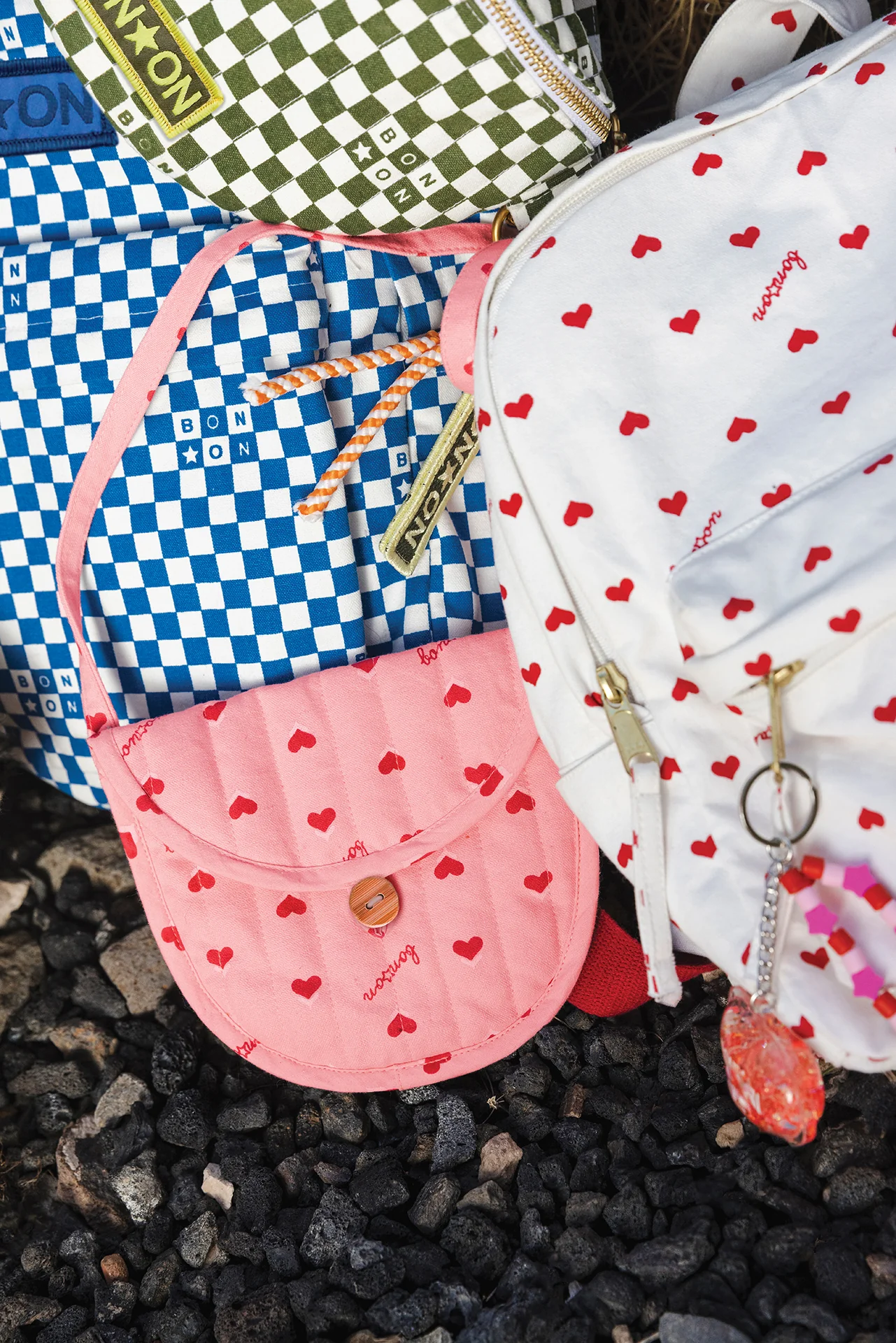 Sac à bandoulière - Léonie Cœurs Blossom