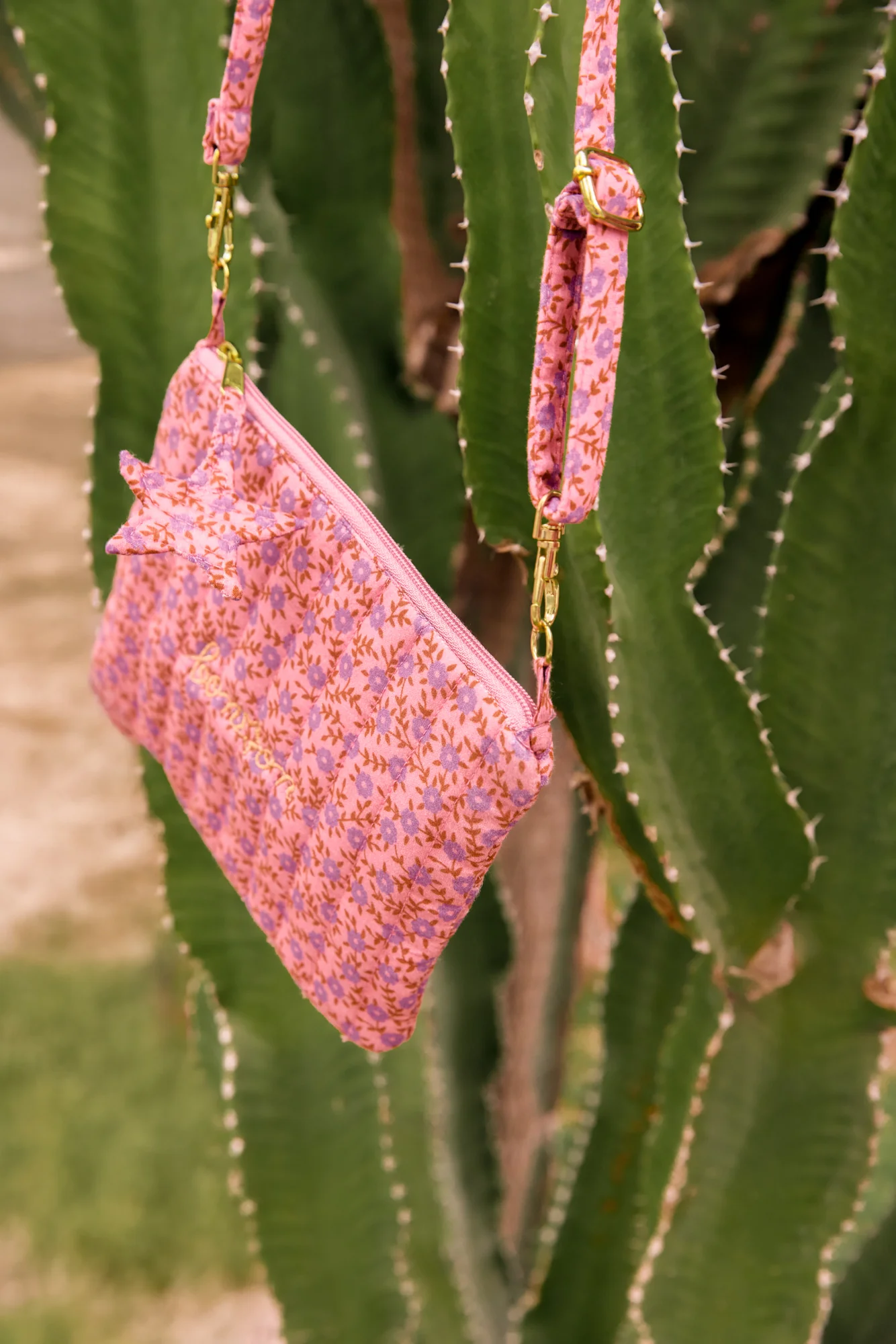 Pochette à bandoulière - Telma Foulfleur Violet - Image 3