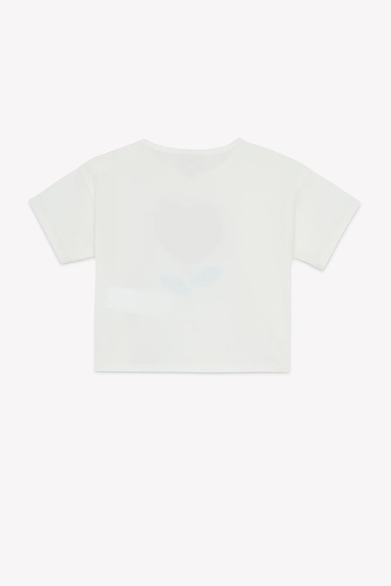 T-Shirt - Livo Coeur Ecru Bonton - Image 4