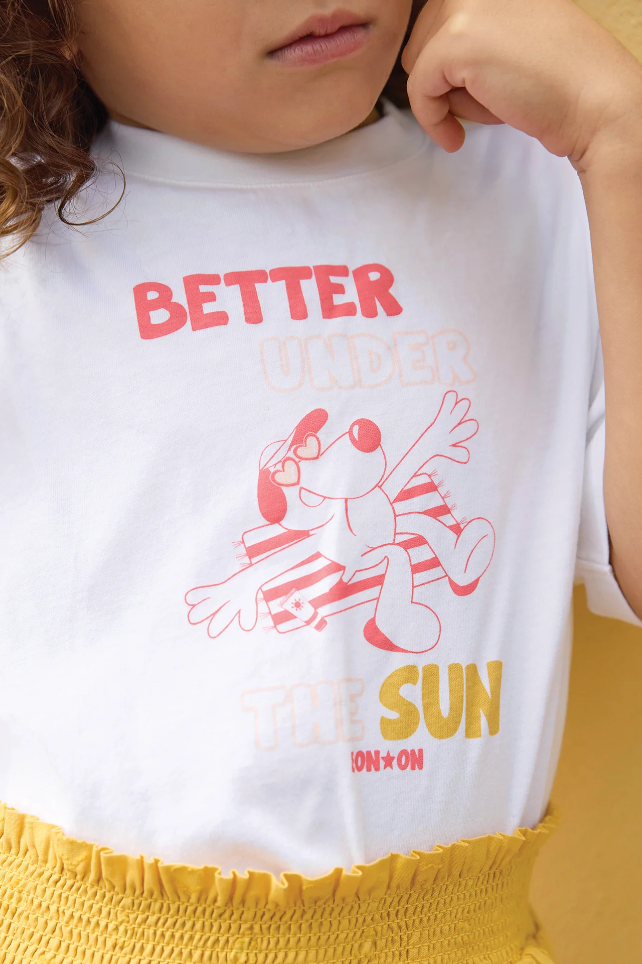 T-Shirt - Livo Sun Blanc