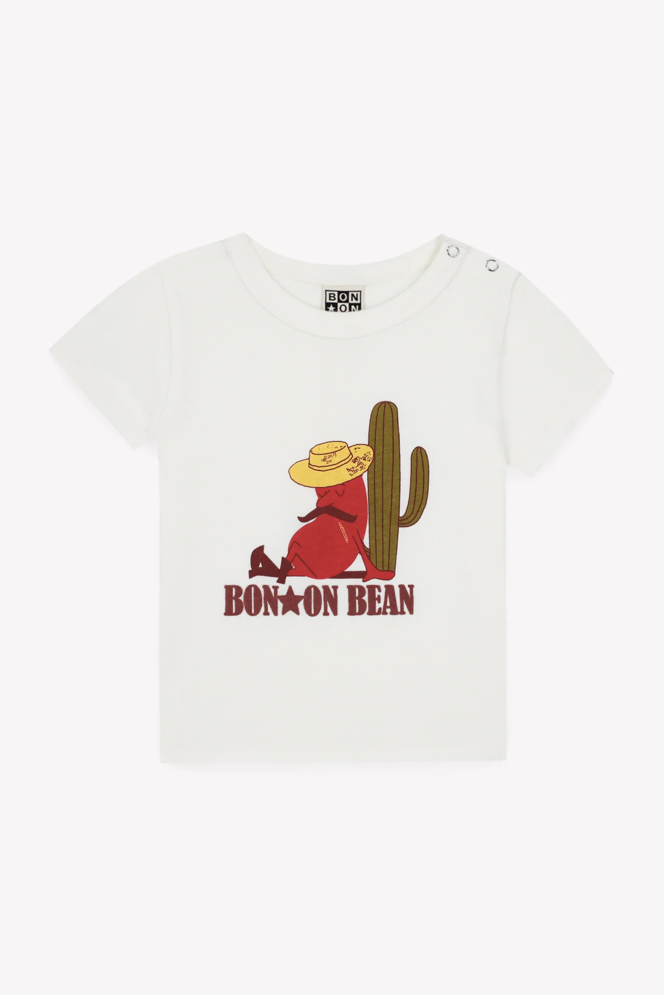 T-Shirt - Tuba El Bean Ecru Bonton - Image 2