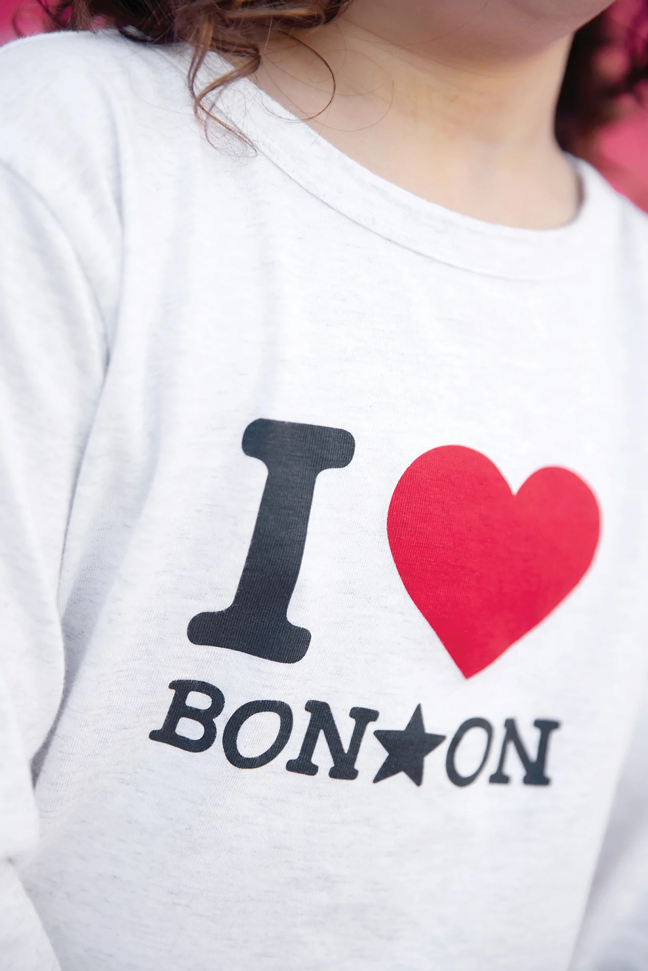 T-Shirt - Taxo I Love Gris Chine - Image 2