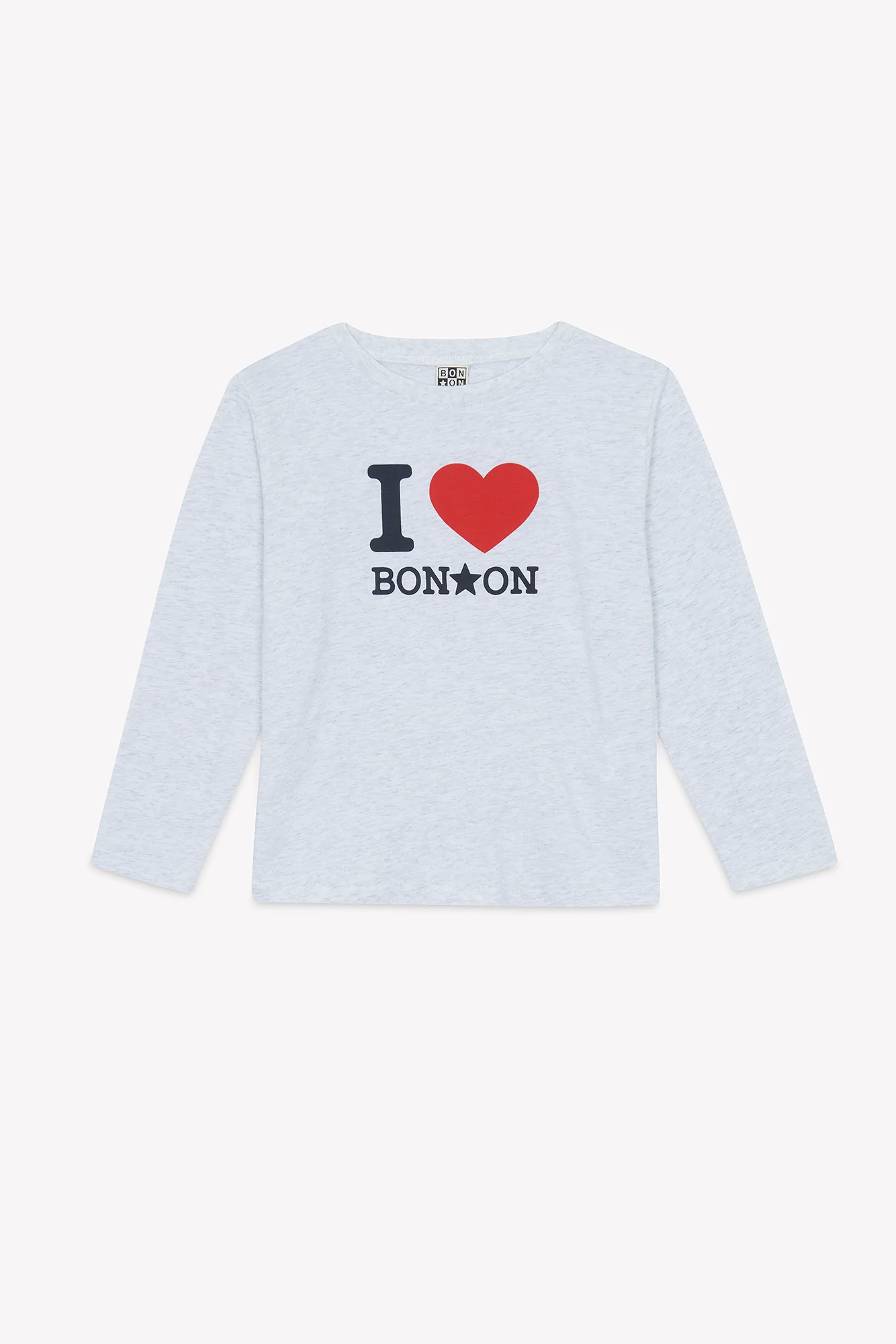 T-Shirt - Taxo I Love Gris Chine - Image 3