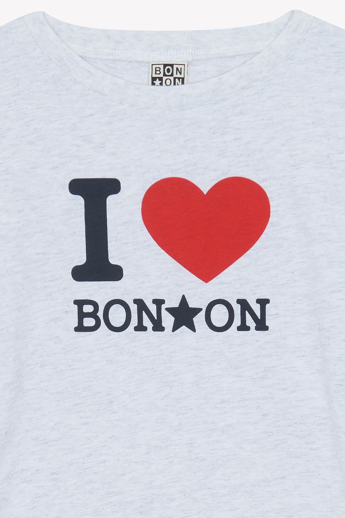 T-Shirt - Taxo I Love Gris Chine - Image 4