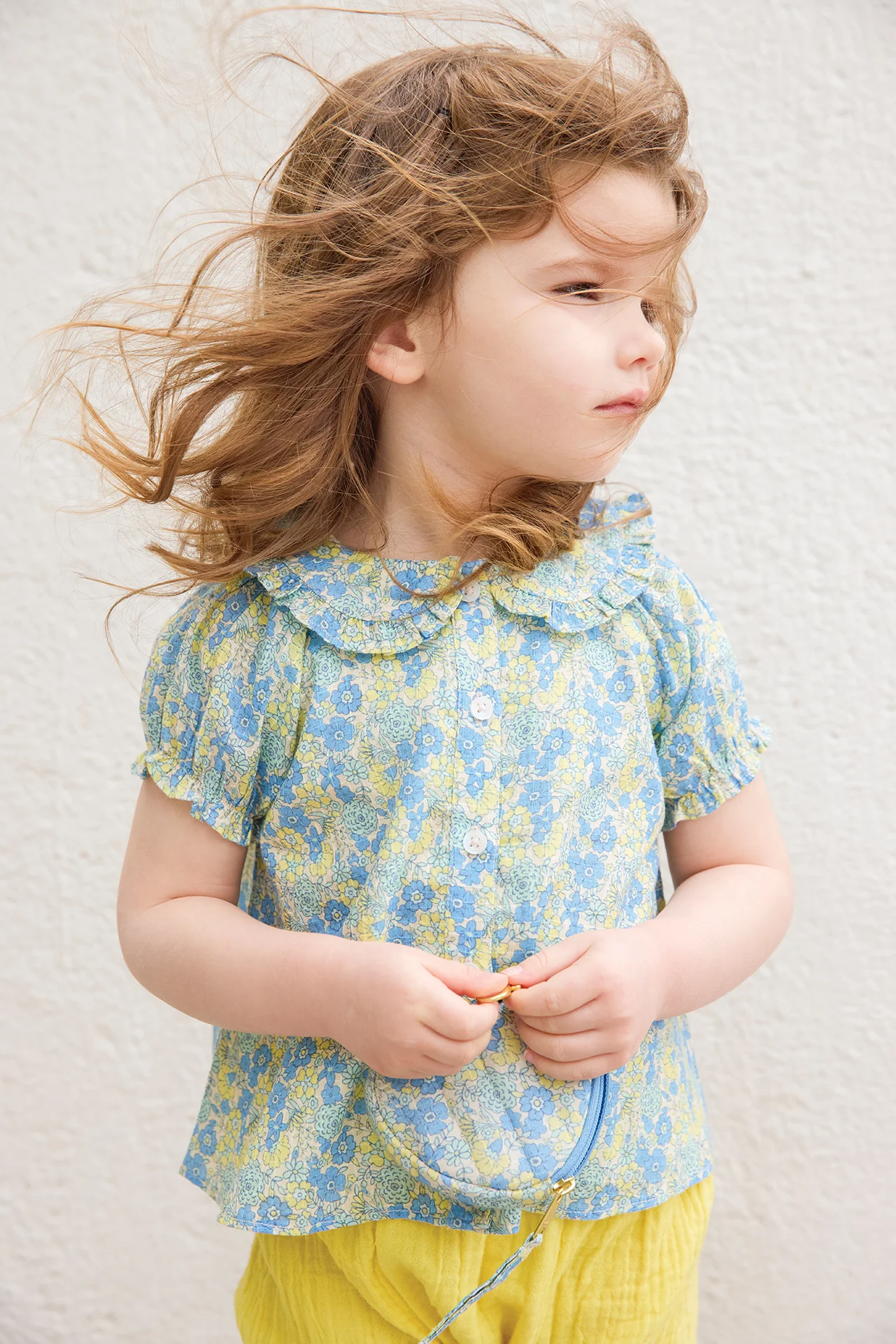 Chemise - Aria Fleurs Vintage Bleu - Image 4