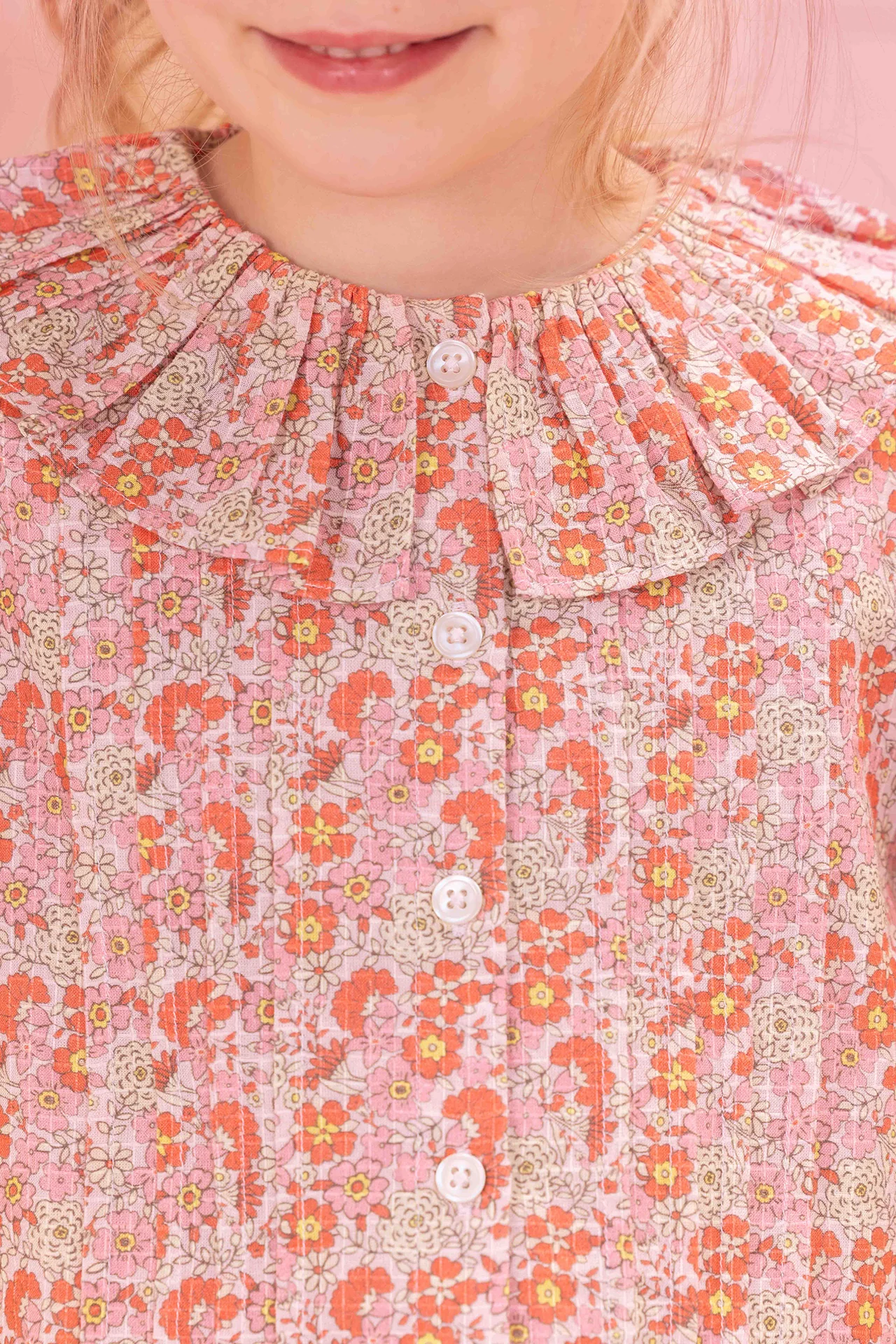 Blouse - Nancy Fleurs Vintage Rose - Image 3