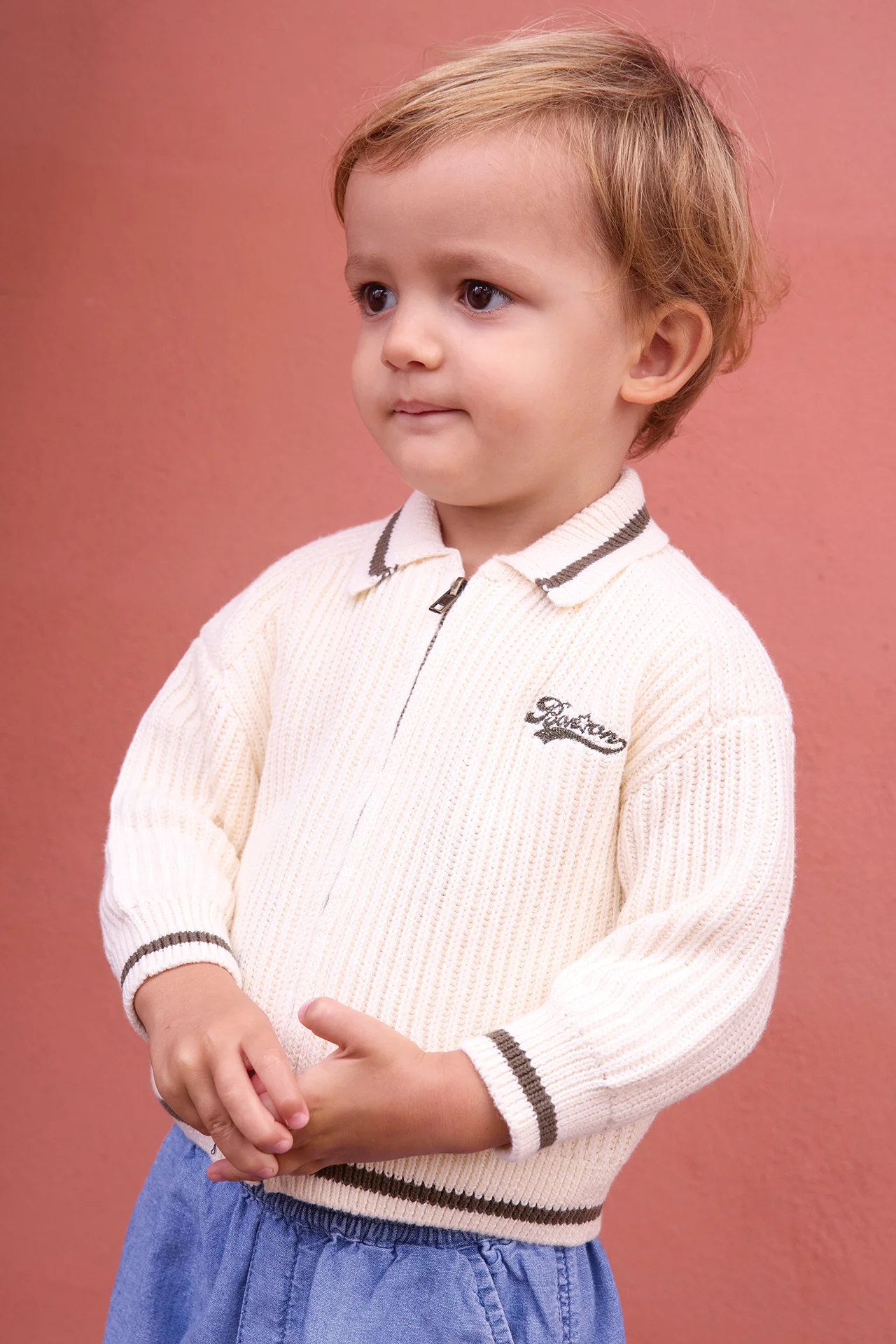 Cardigan - Nuggets Ecru Bonton