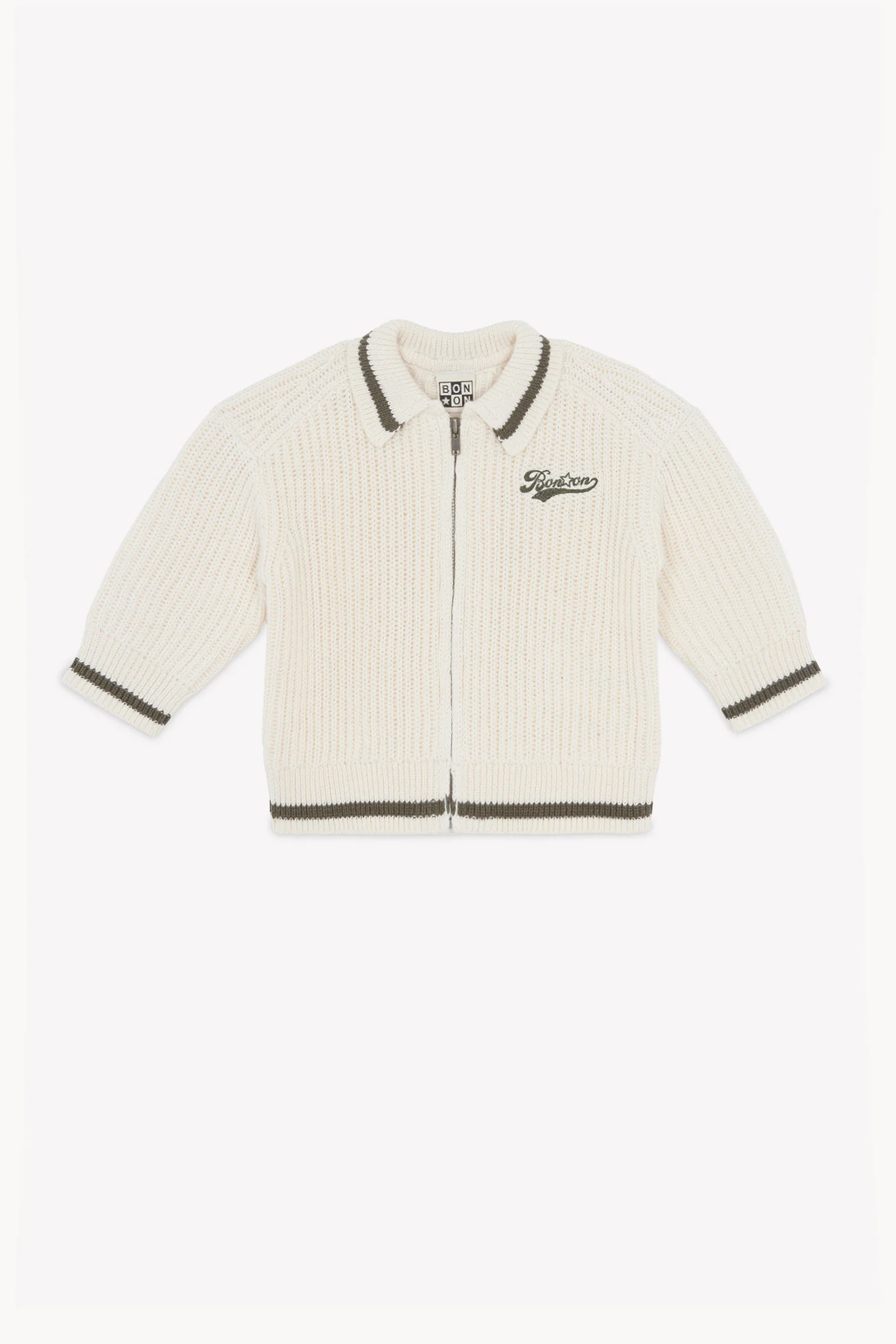 Cardigan - Nuggets Ecru Bonton - Image 3