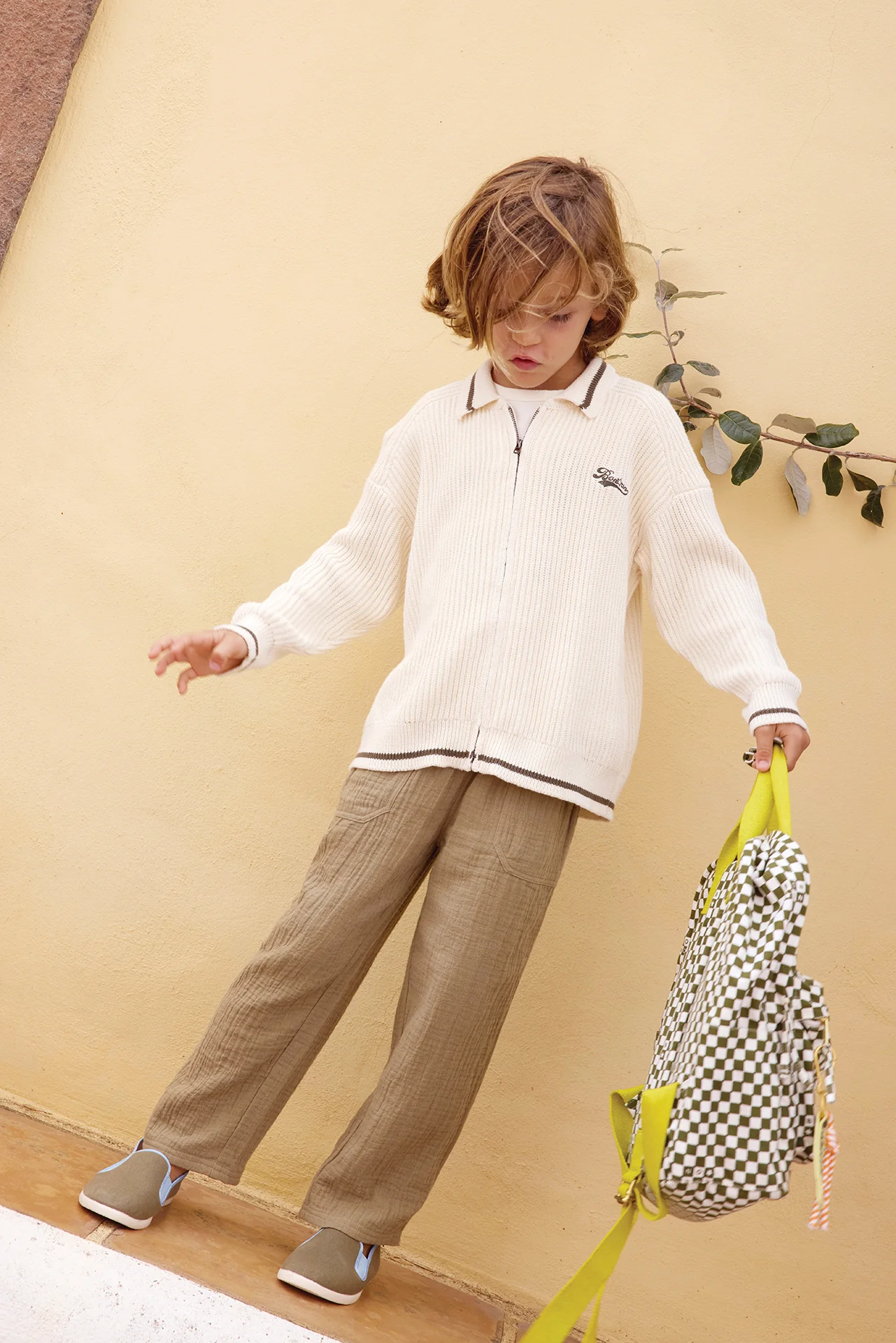 Gilet - Nuggets Ecru Bonton - Image 4