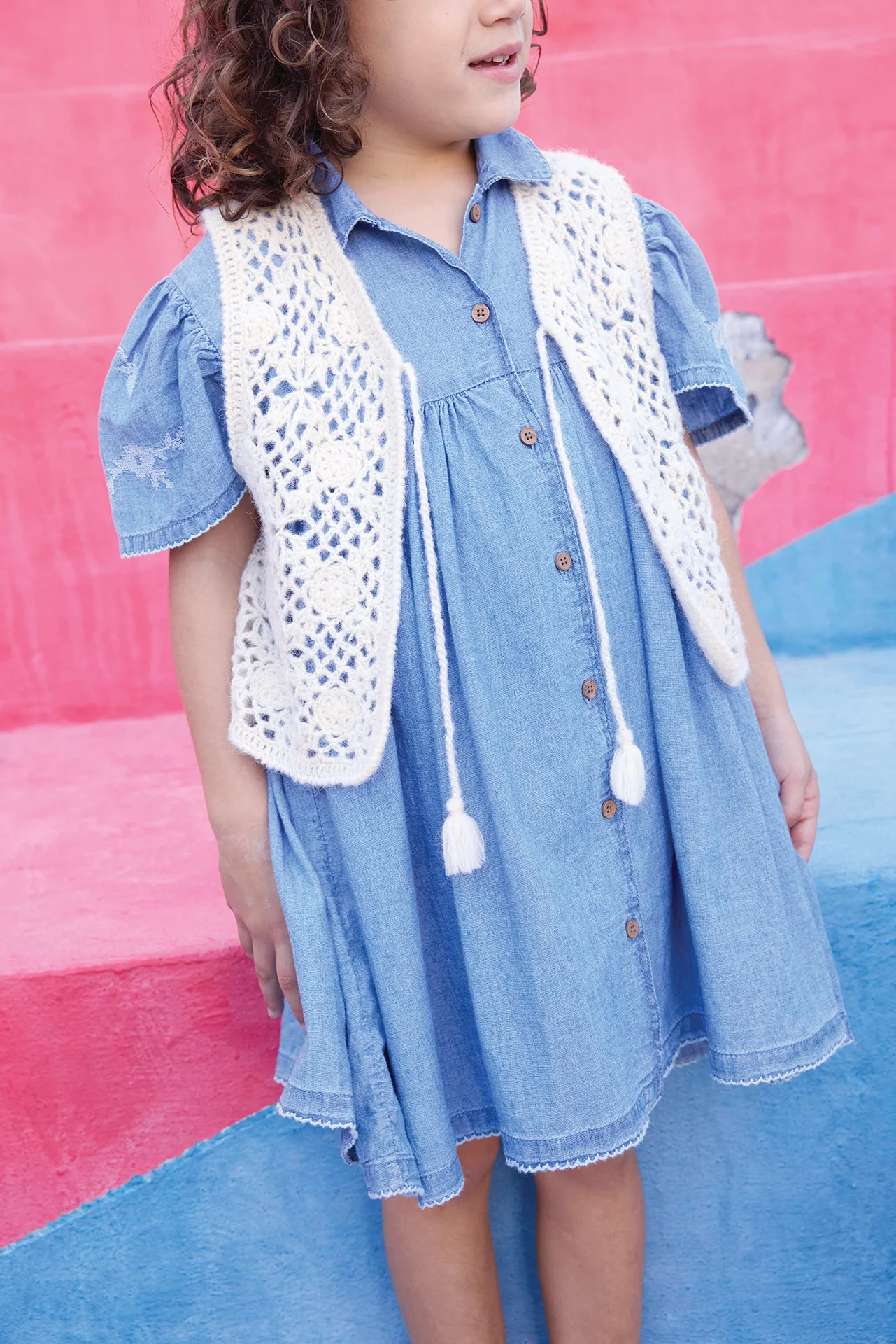 Gilet - Nicole Ecru Bonton - Image 3