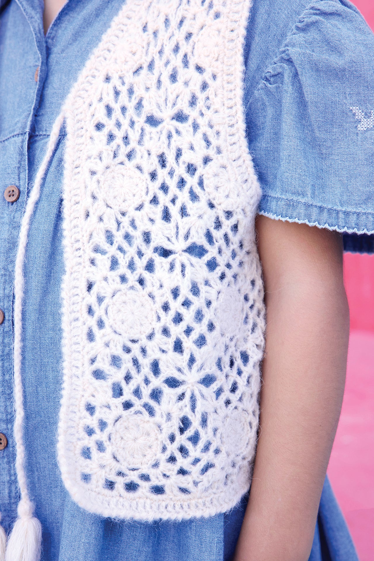 Gilet - Nicole Ecru Bonton - Image 4