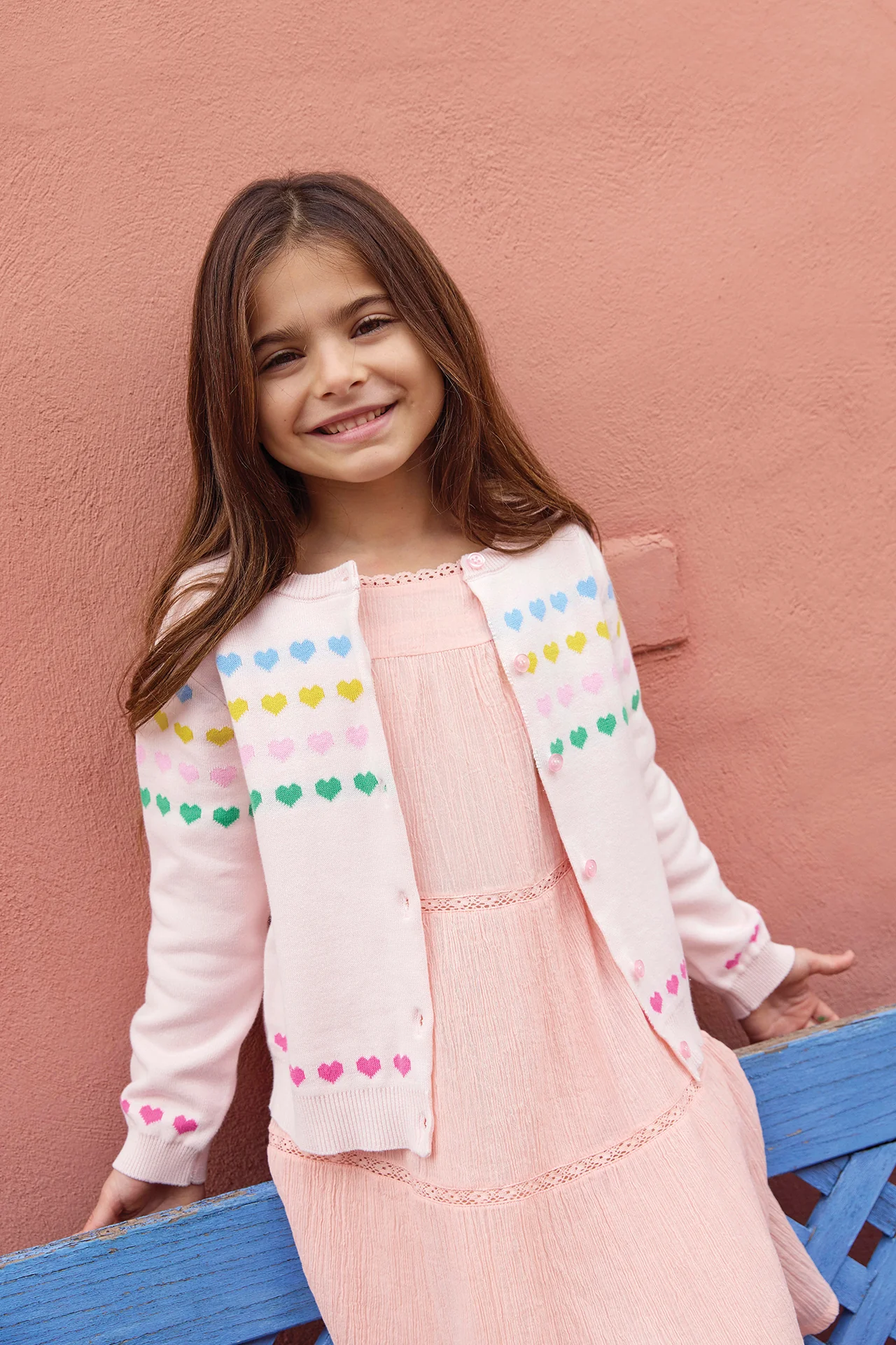 Cardigan - Laligne Rose Douceur