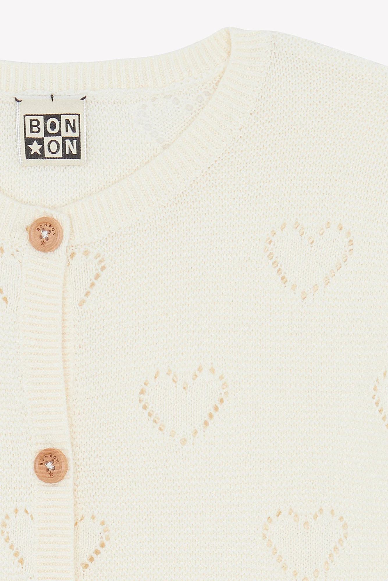 Cardigan - Lilou Ecru Bonton - Image 5
