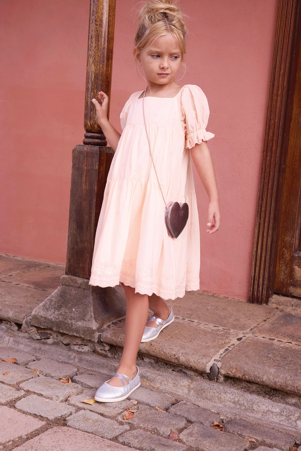 Robe - Georgette Rose Sunset