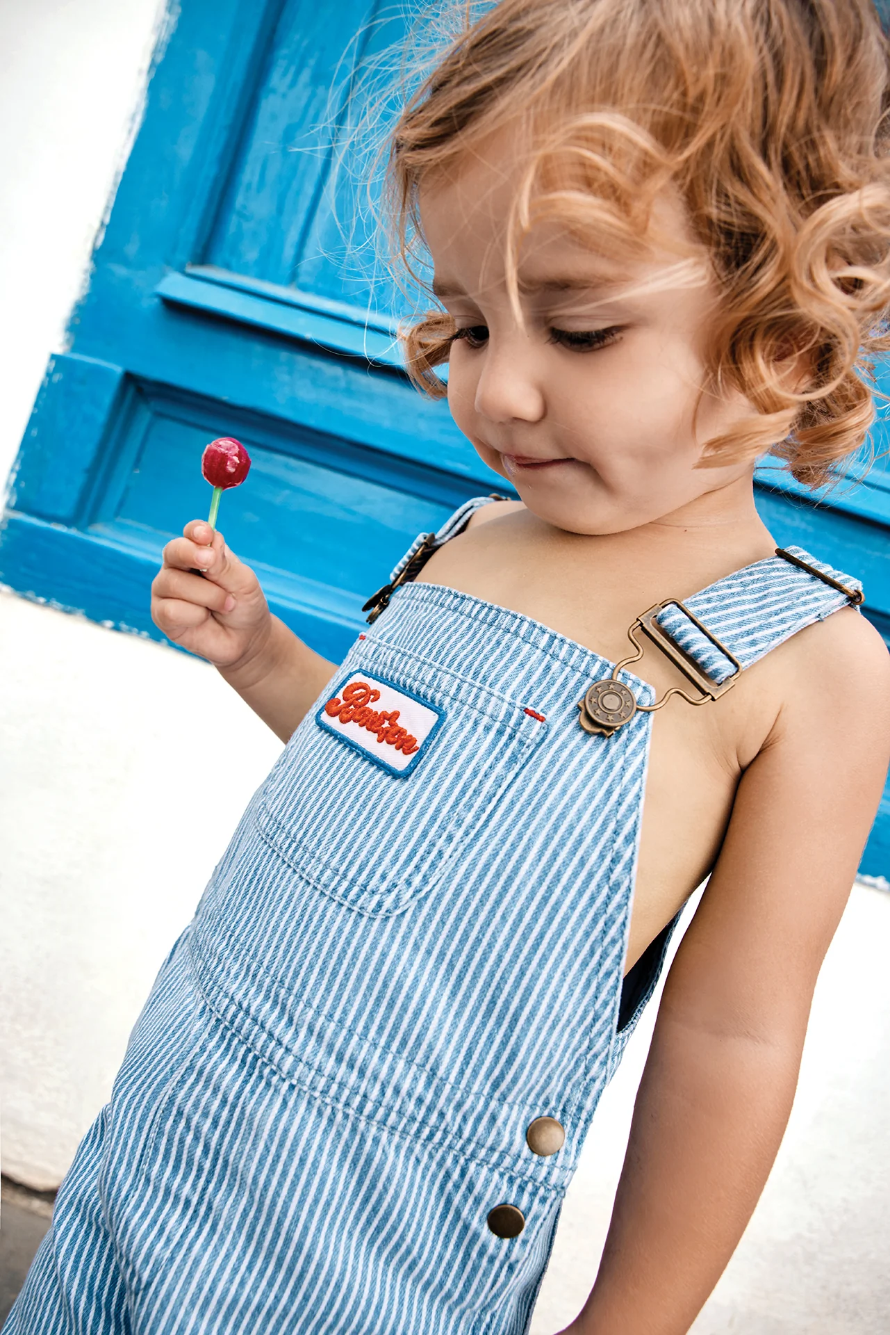 Salopette - Nice Rayures Denim - Image 3
