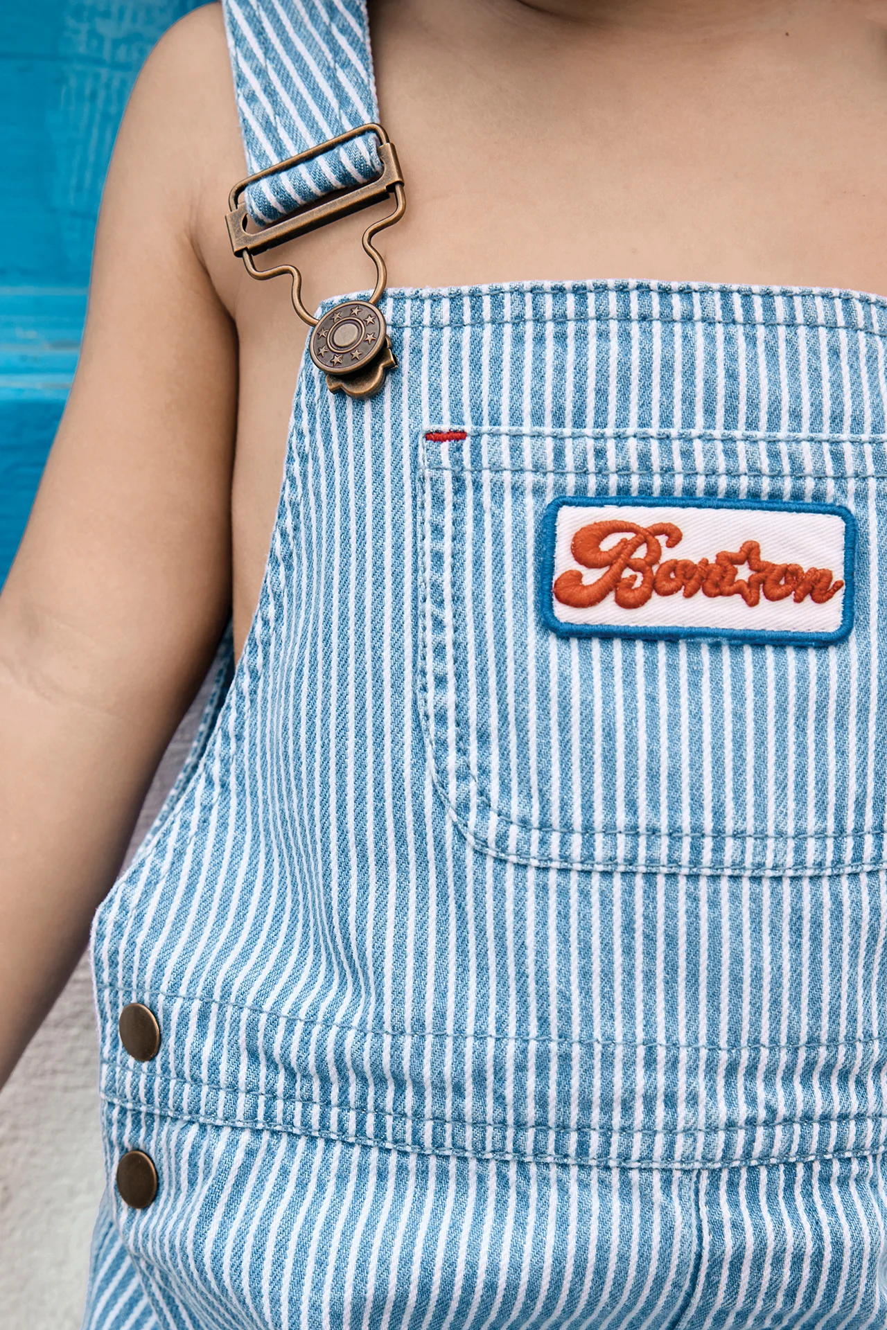 Salopette - Nice Rayures Denim - Image 4
