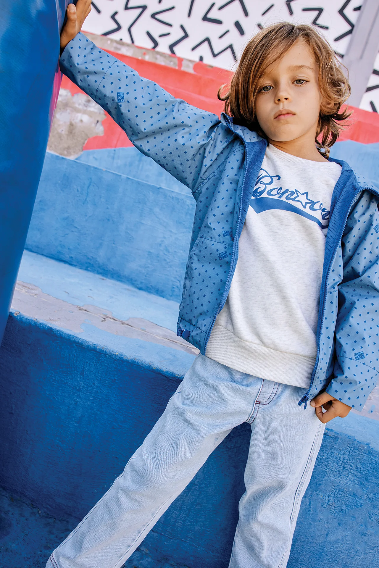 Blouson - Neon Bleu Bebe - Image 3