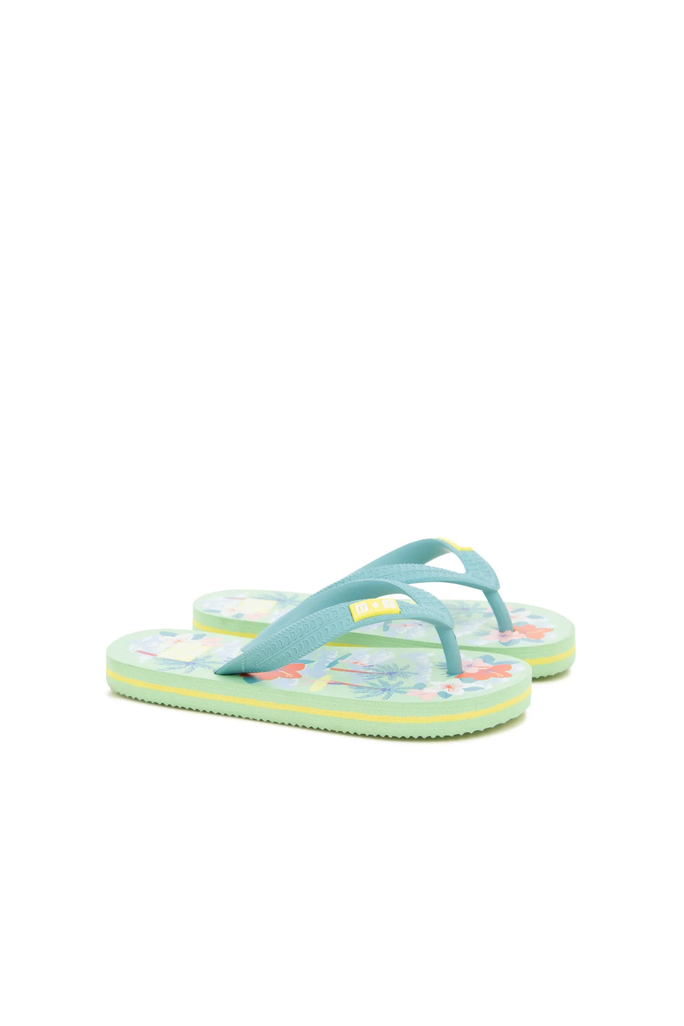 Sandales - Flip Flop Paf Vert Blanchi - Image 2