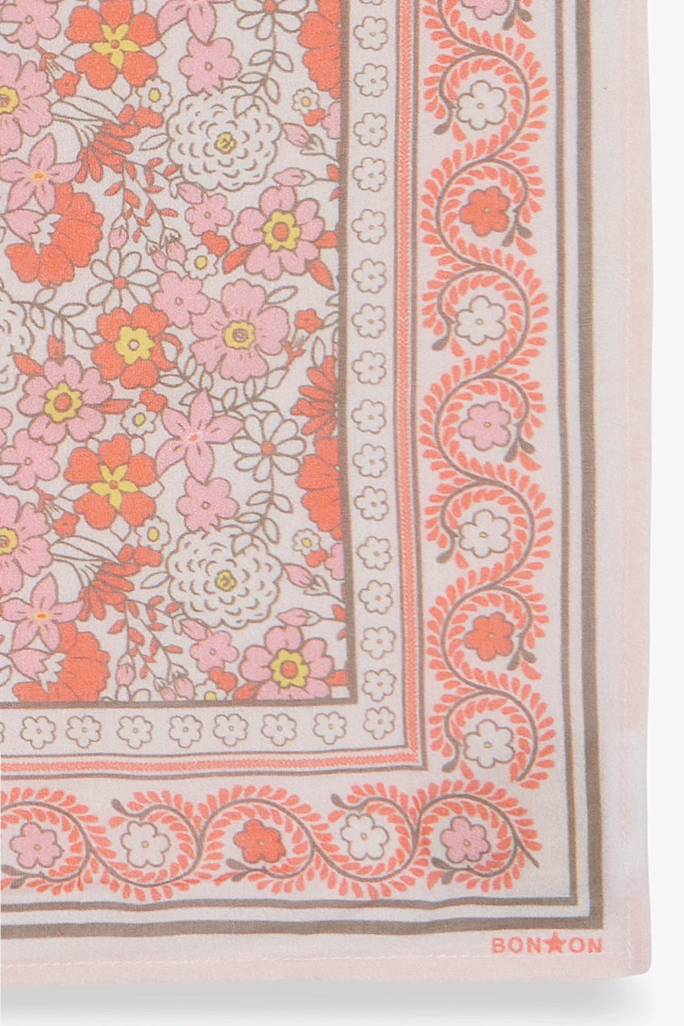 Foulard - Fleur Vintage Rose - Image 4