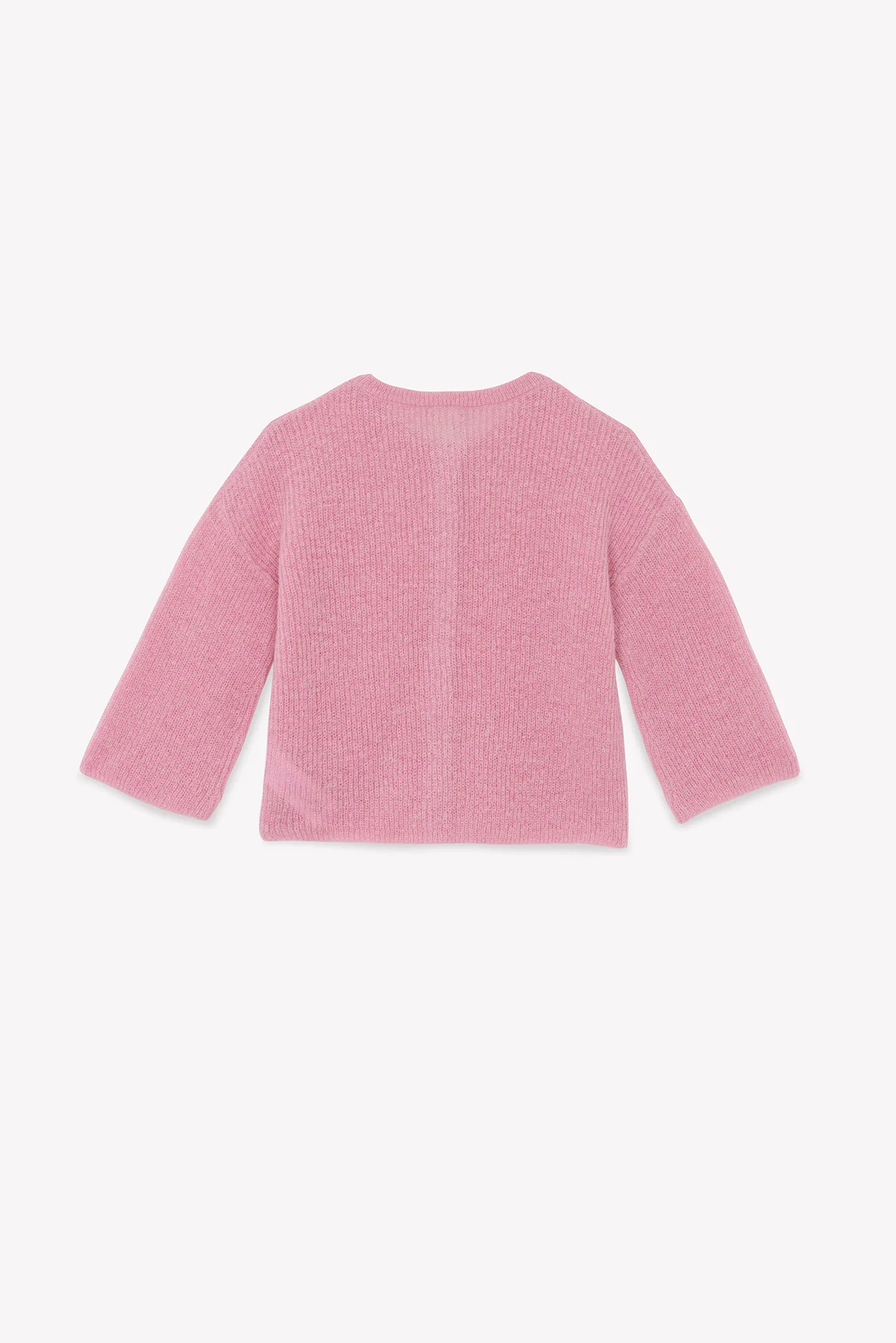 Cardigan - Lizbeth rose gelato en maille côtélé - Image 6