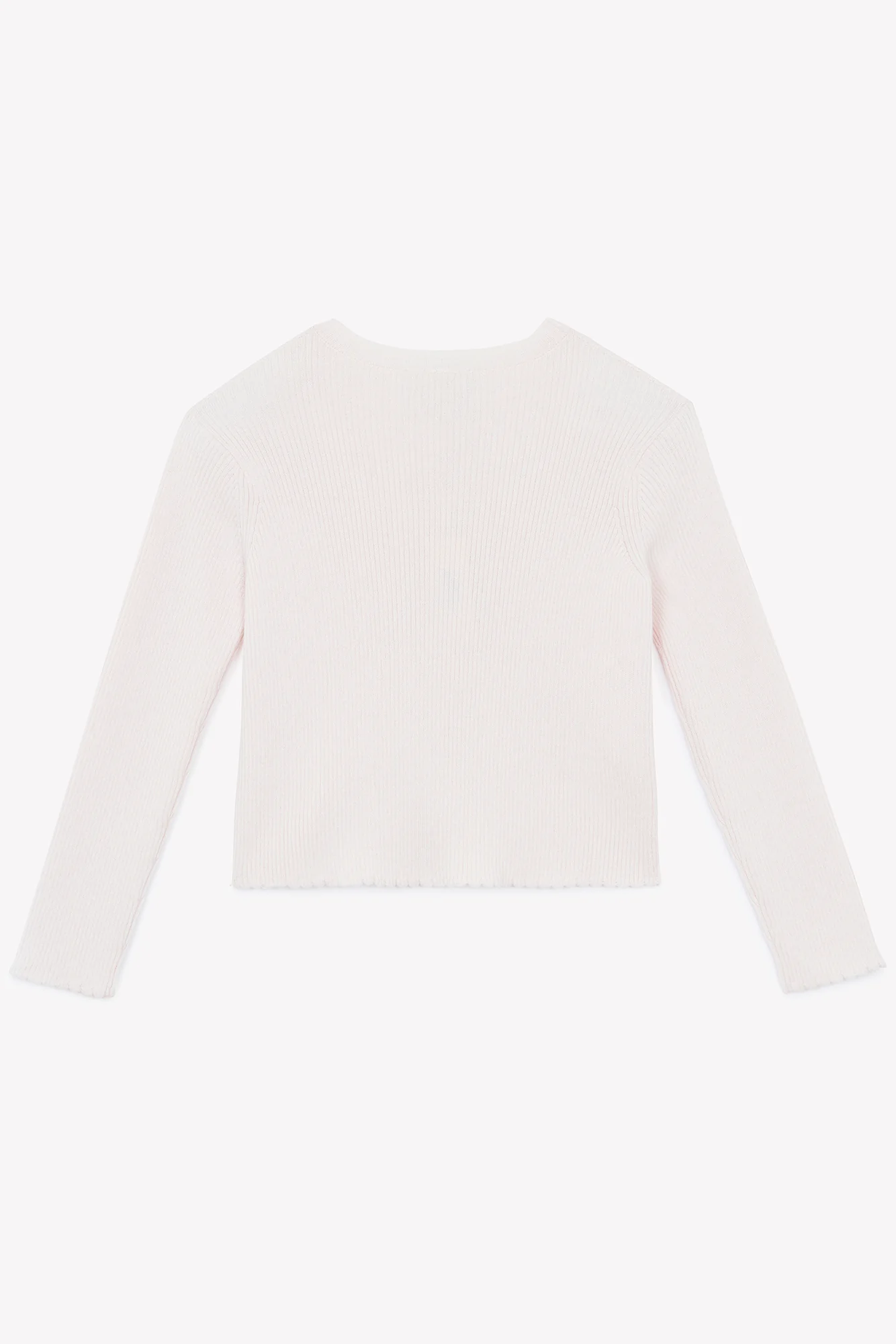 Cardigan - Lotta rose parfait en tricot côtelé - Image 5