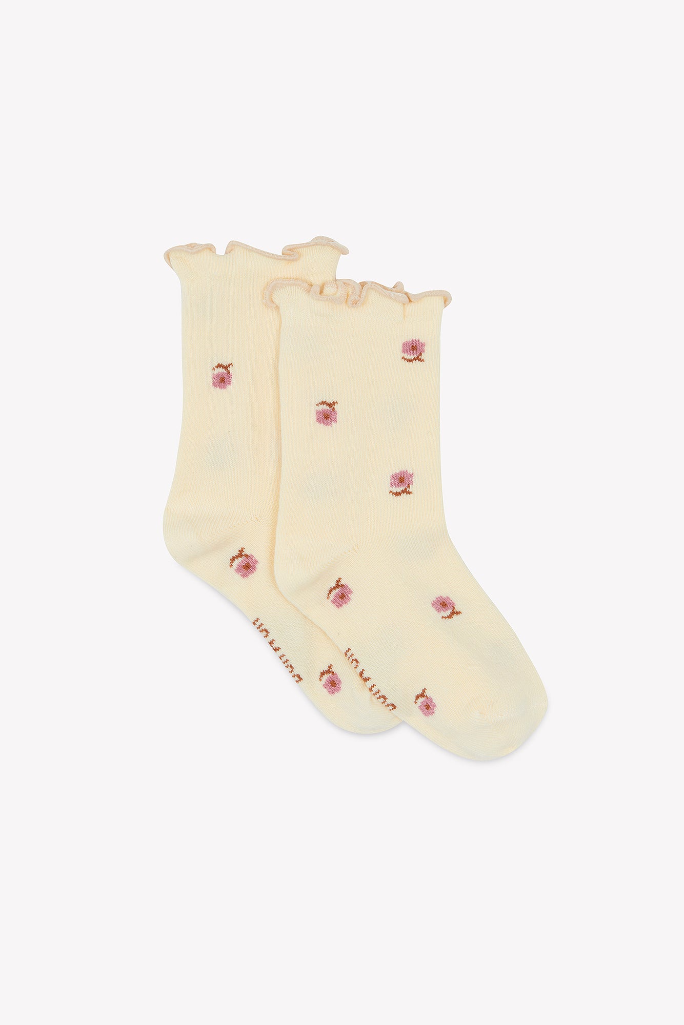 Chaussettes - Ecru bonton - Image 3