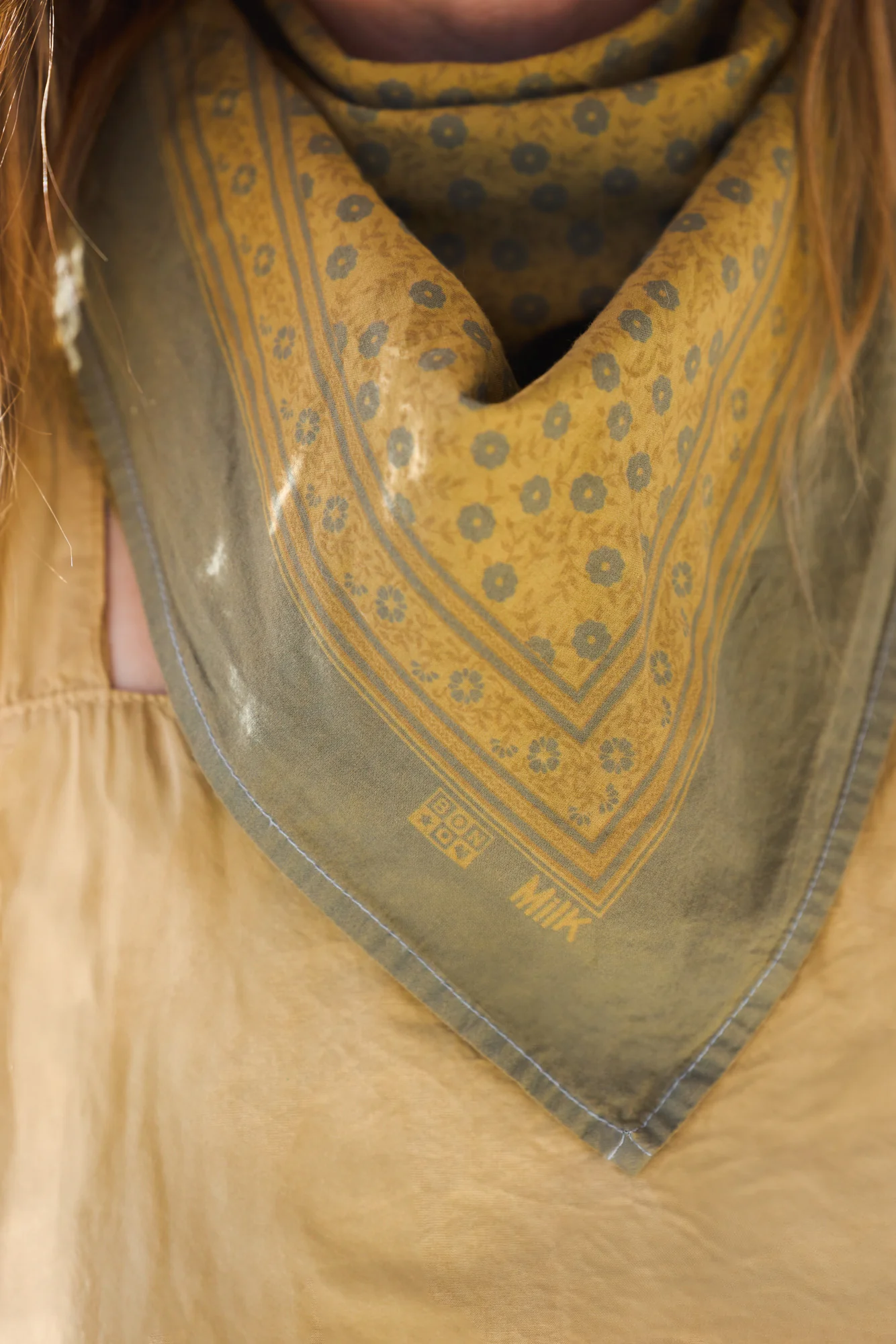 Foulard - Grand modèle Chataigner Bonton x MilK - Image 3