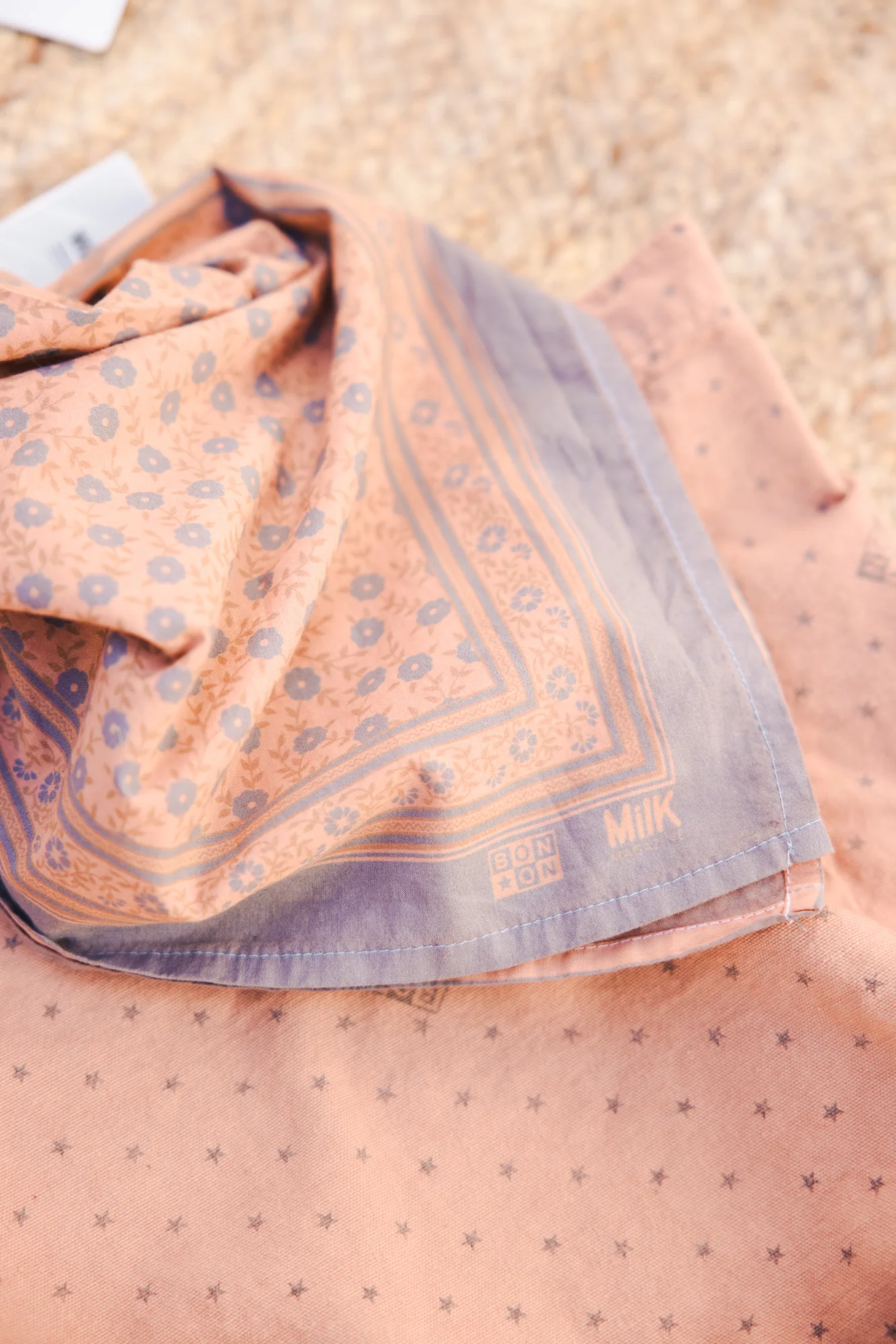 Foulard - Petit modèle Cachou Bonton x MilK - Image 4