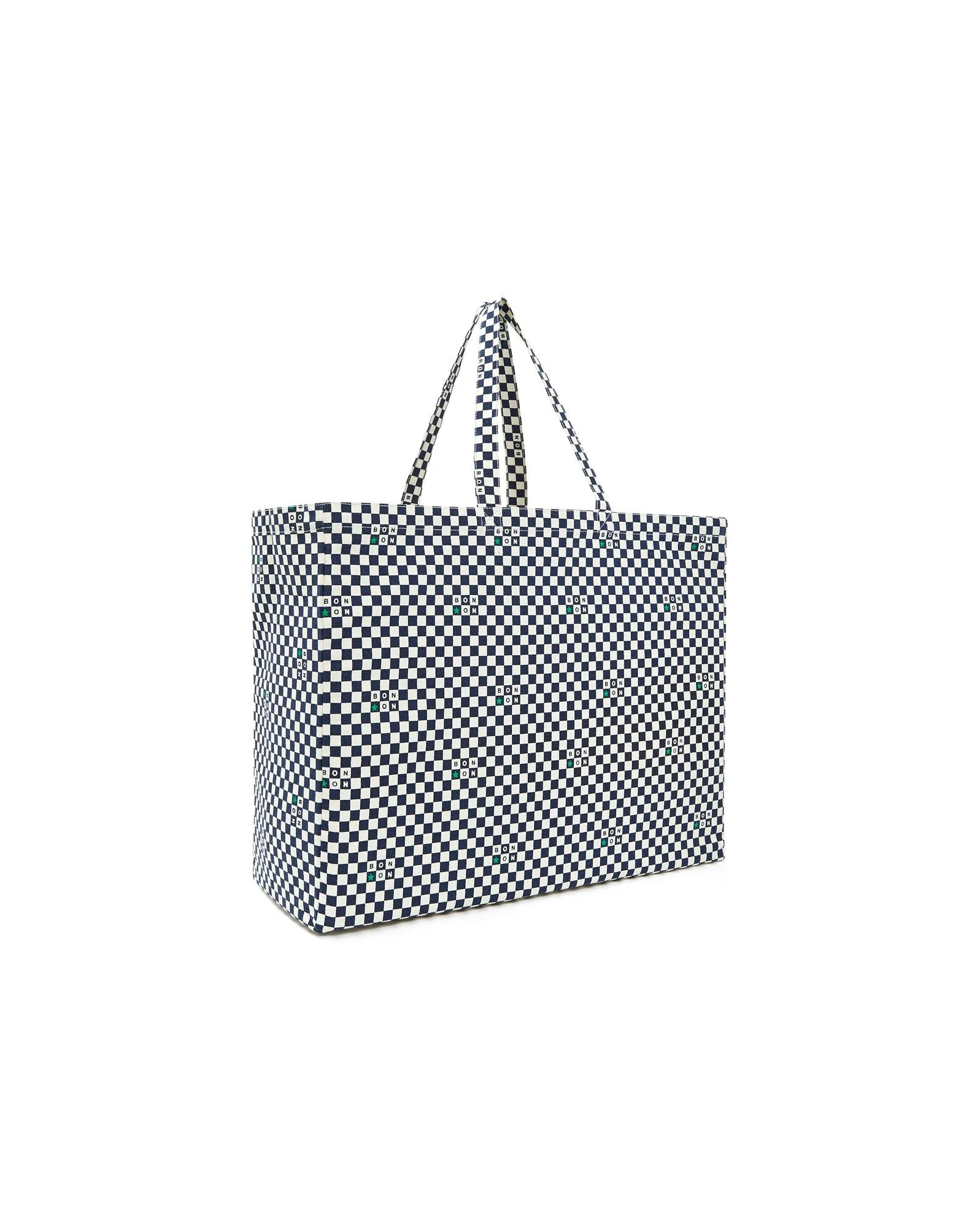 Grand Cabas - Jo bleu Damier - Image 4