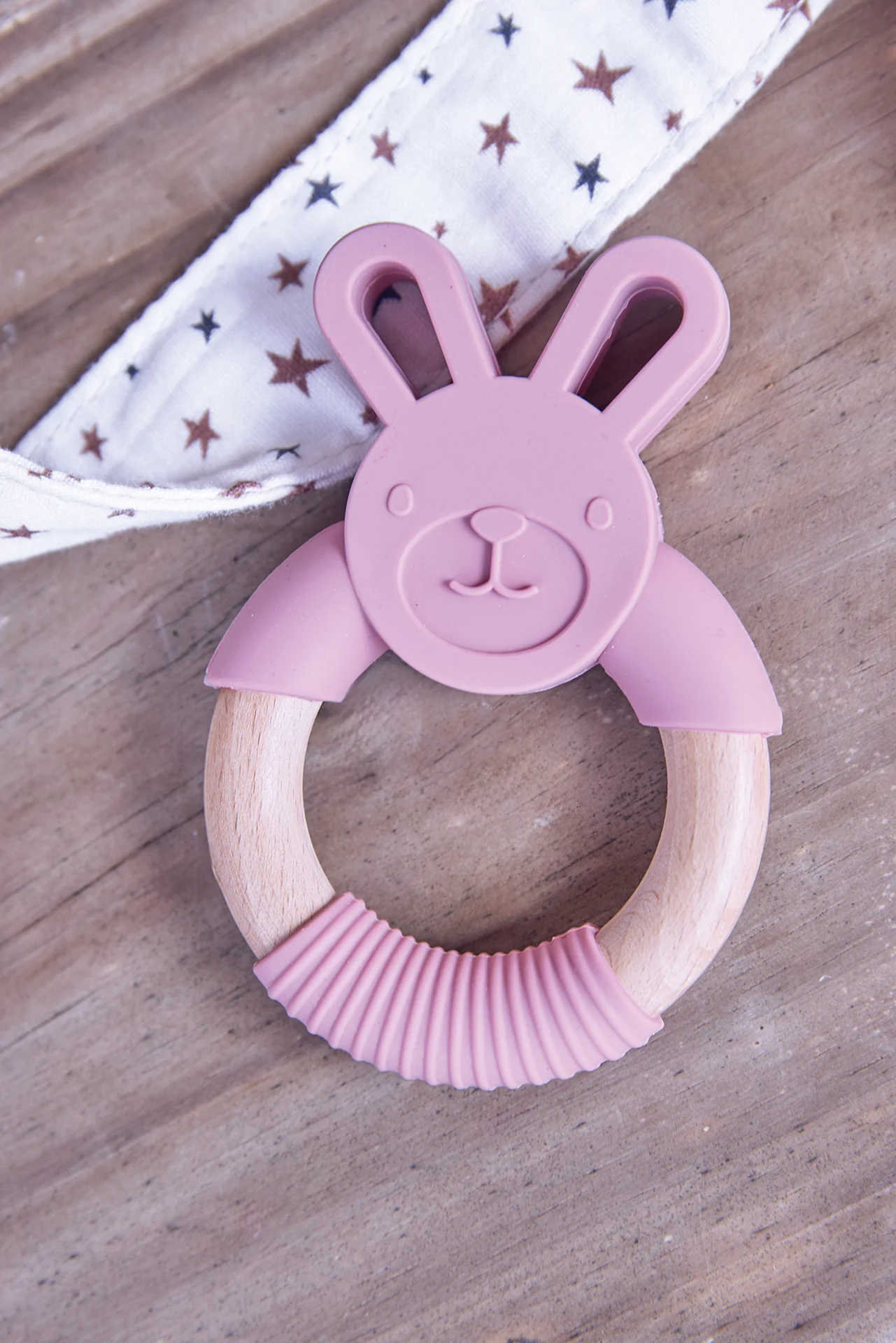 Hochet - Silicone rose - Image 2