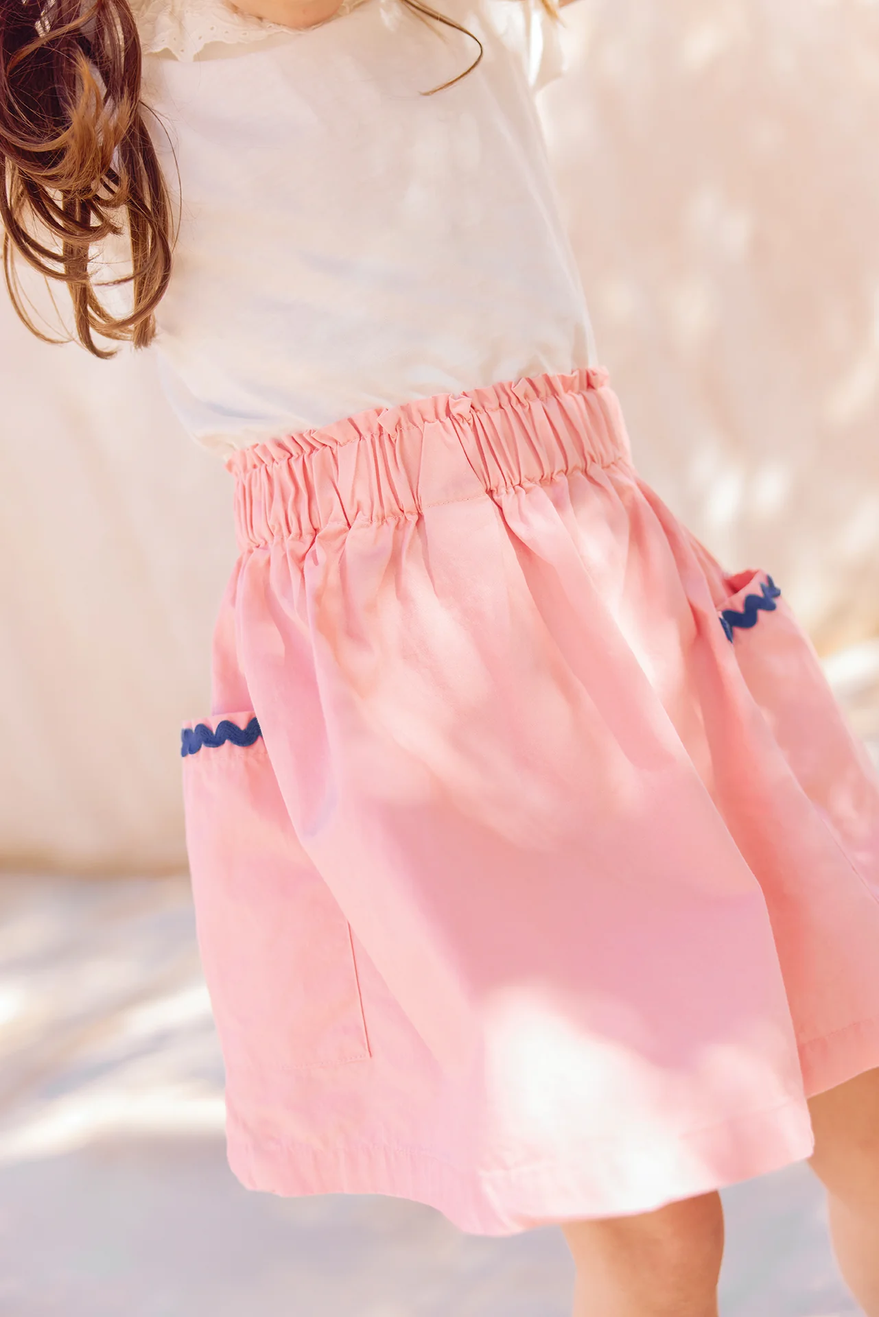 Jupe - Ruche rose gelato - Image 2