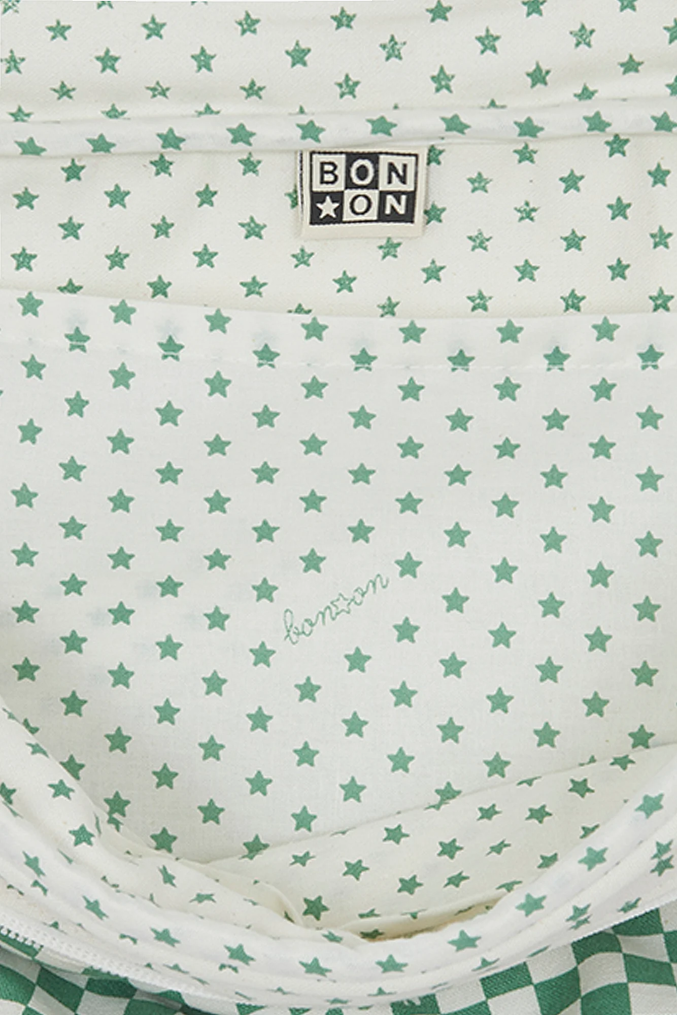 Trousse - Damier vert - Image 3