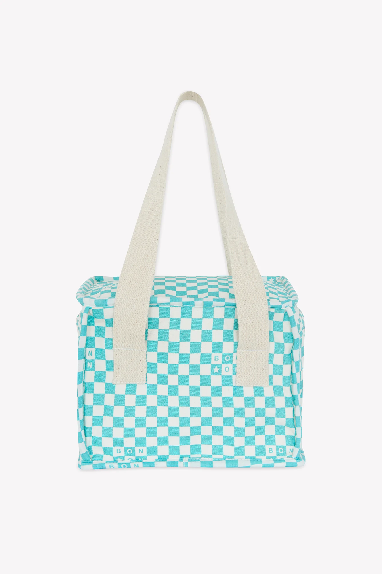 Lunch bag - Damier bleu vintage - Image 3