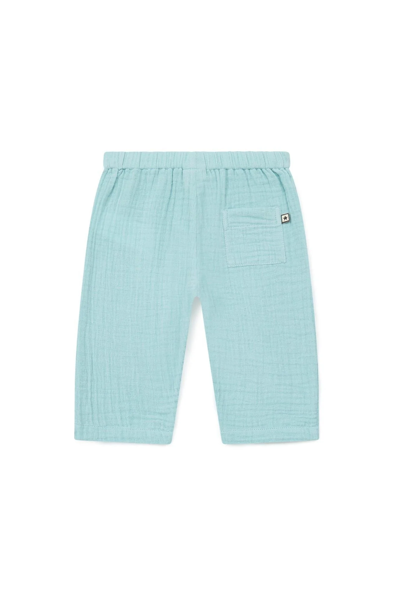 Pantalon - Futur bleu gaze de coton - Image 2