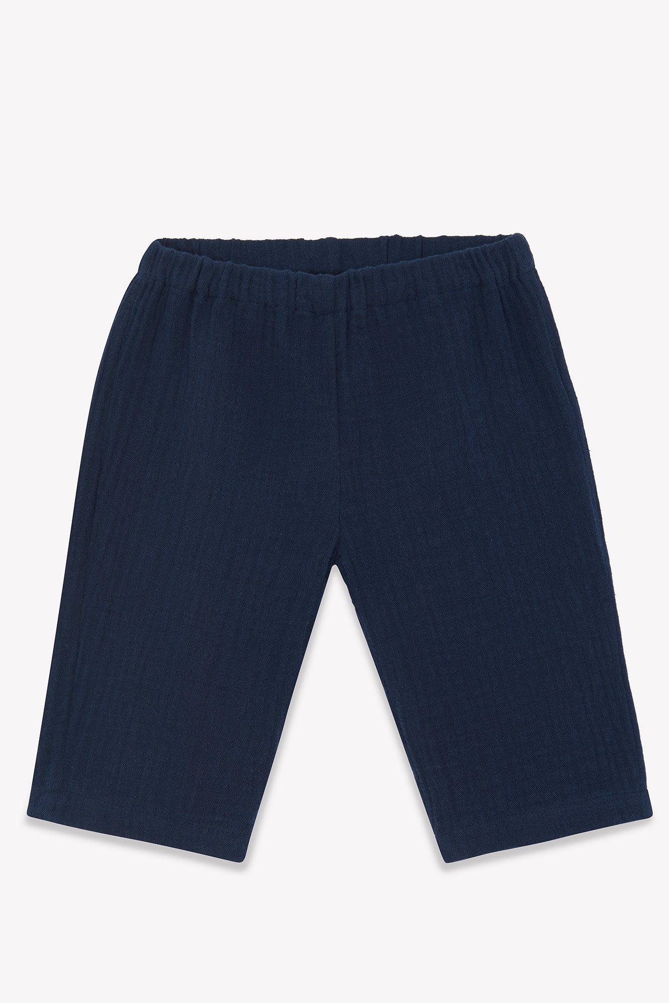 Pantalon - Futur bleu gaze de coton
