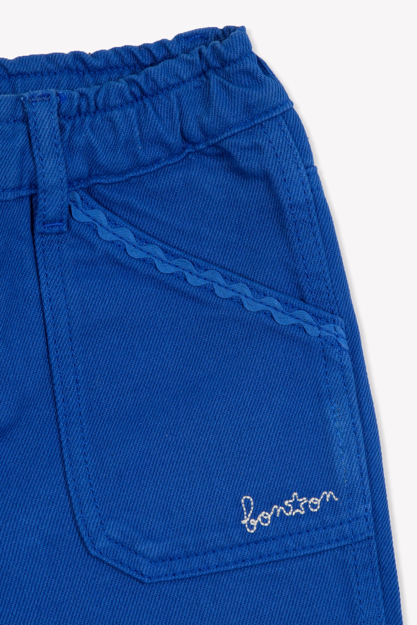Pantalon - Lino bleu fou - Image 5