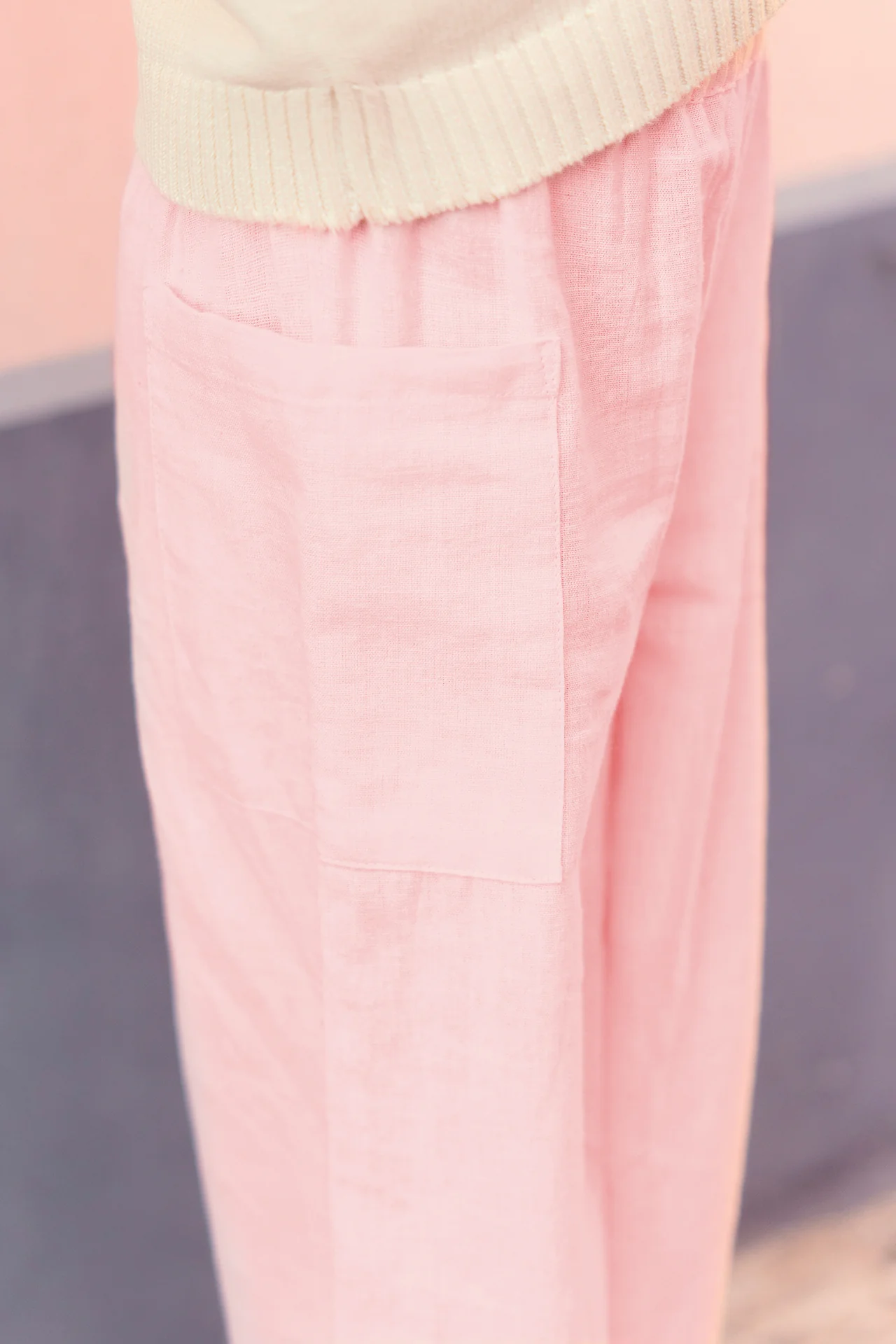 Pantalon - Liocha rose gelato - Image 2