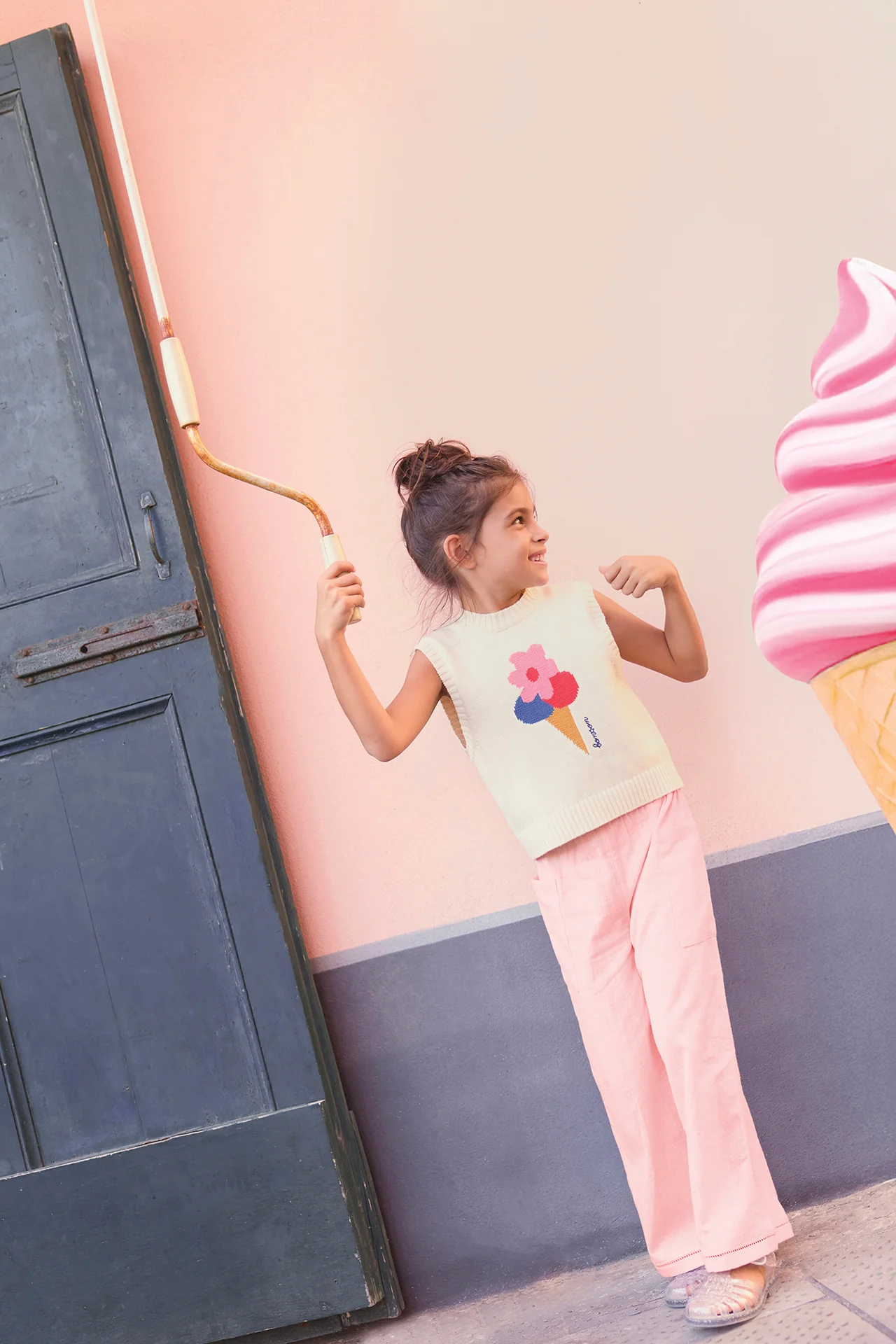 Pantalon - Liocha rose gelato - Image 3