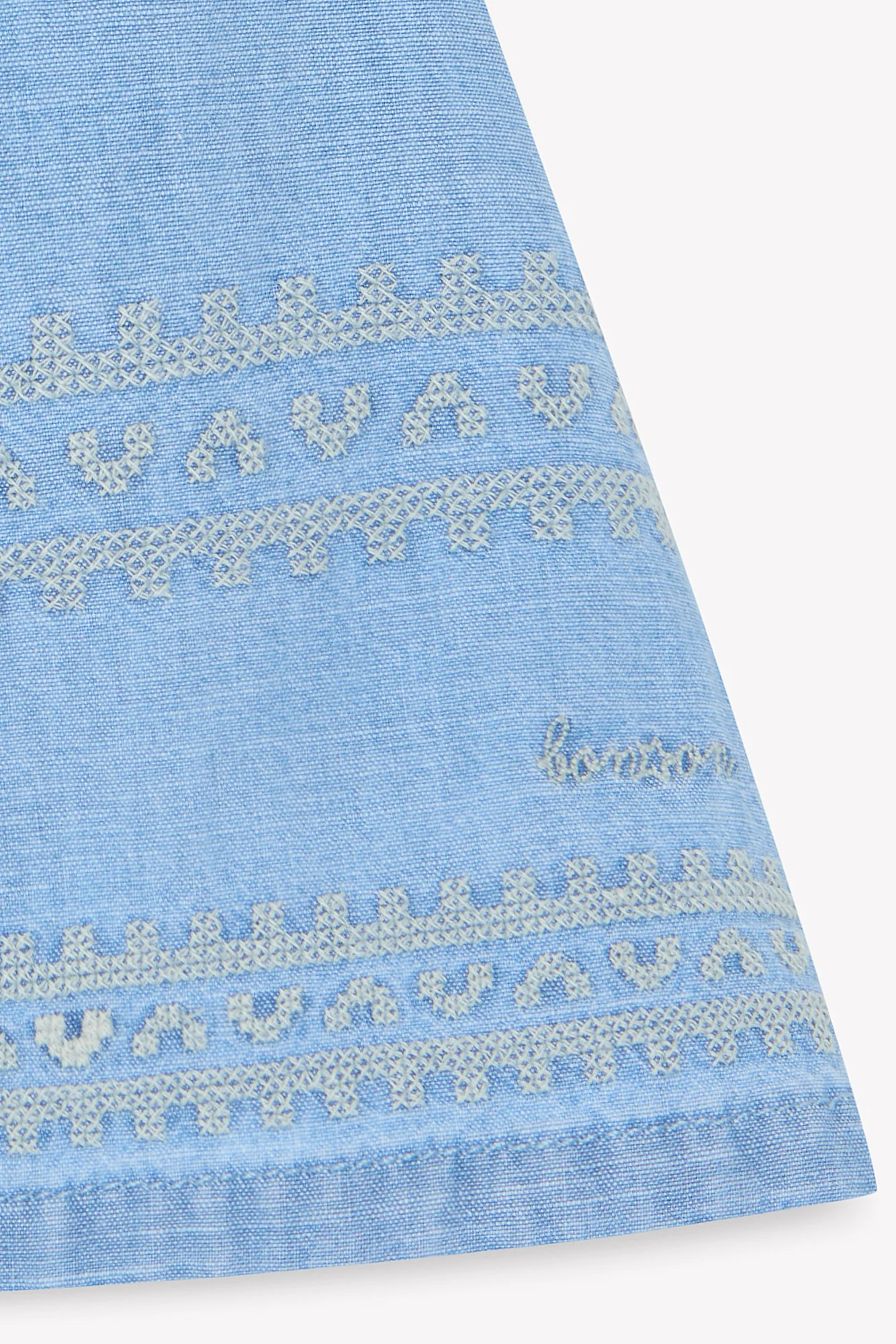 Robe - Anna chambray clair - Image 7