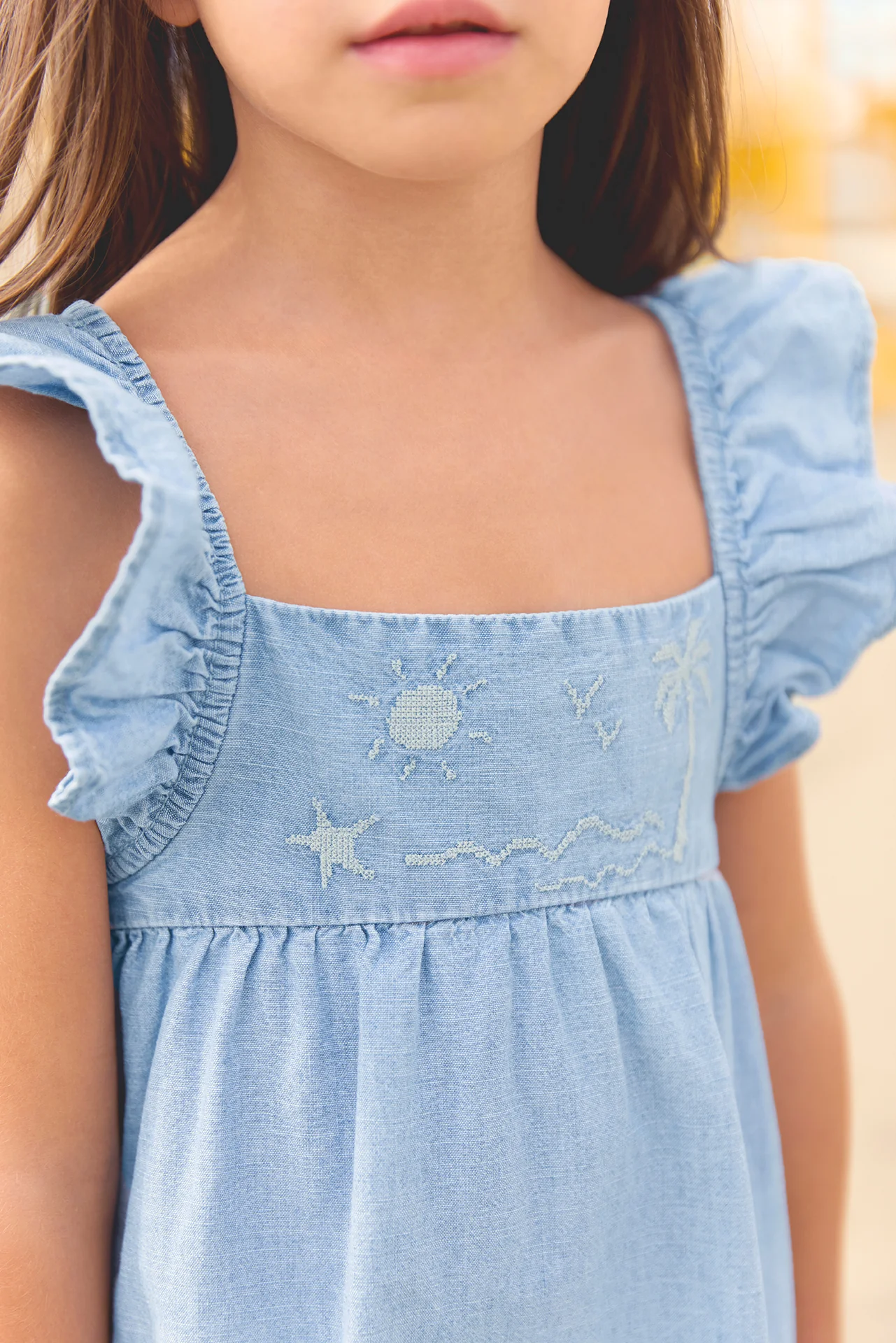 Robe - Célia chambray clair - Image 2