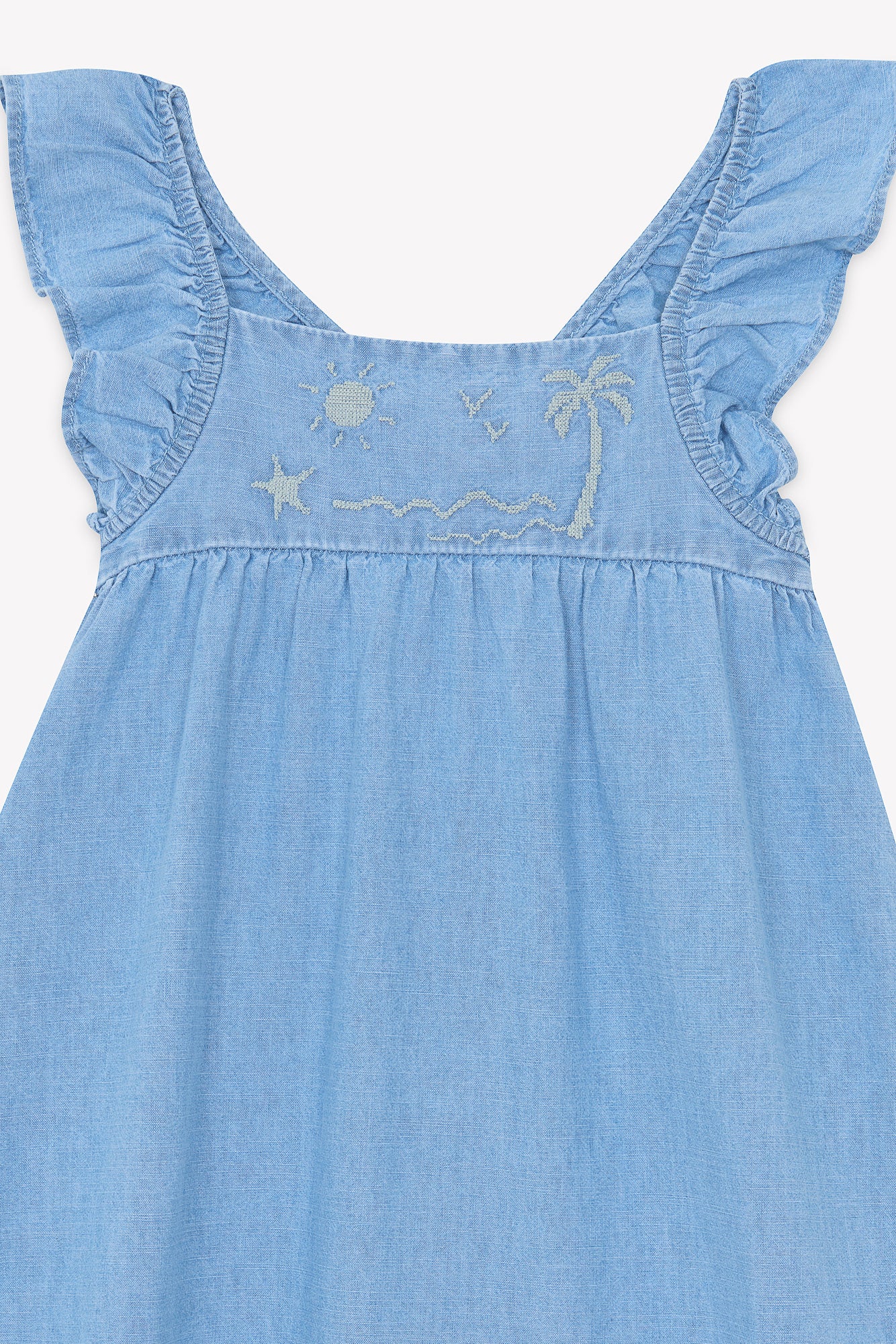Robe - Célia chambray clair - Image 7