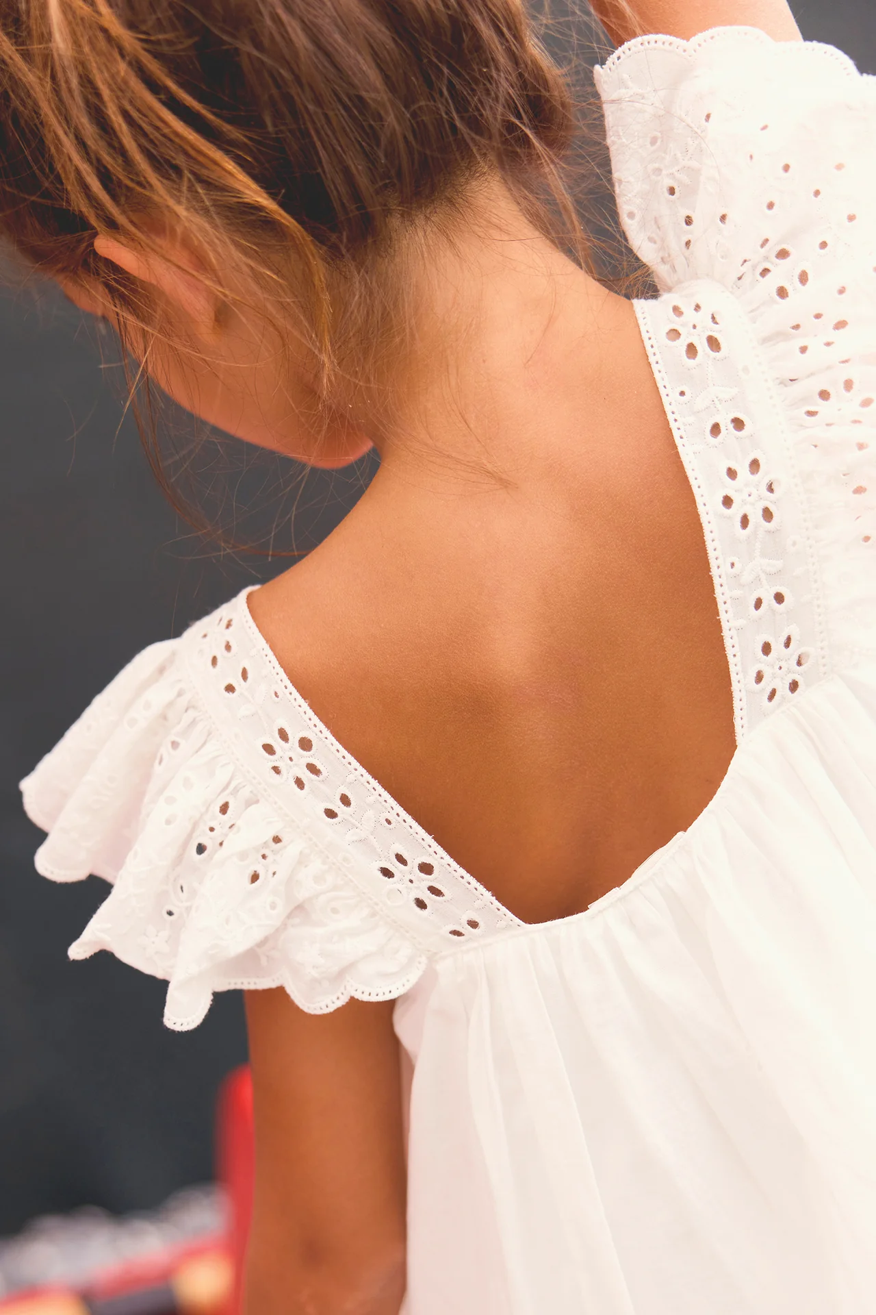 Robe - Laura écru bonton - Image 4
