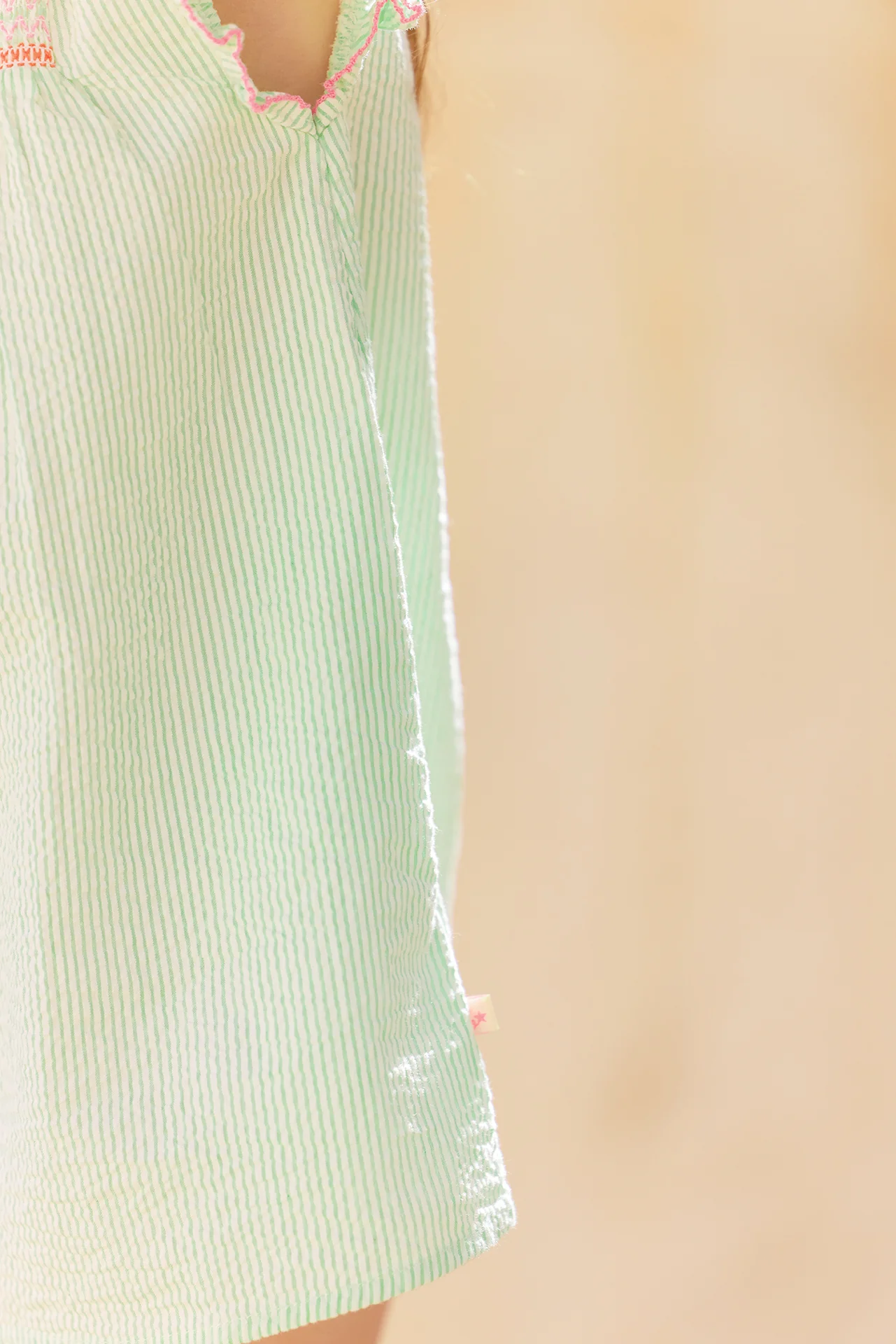 Robe - Louison rayures menthe à l'eau - Image 5