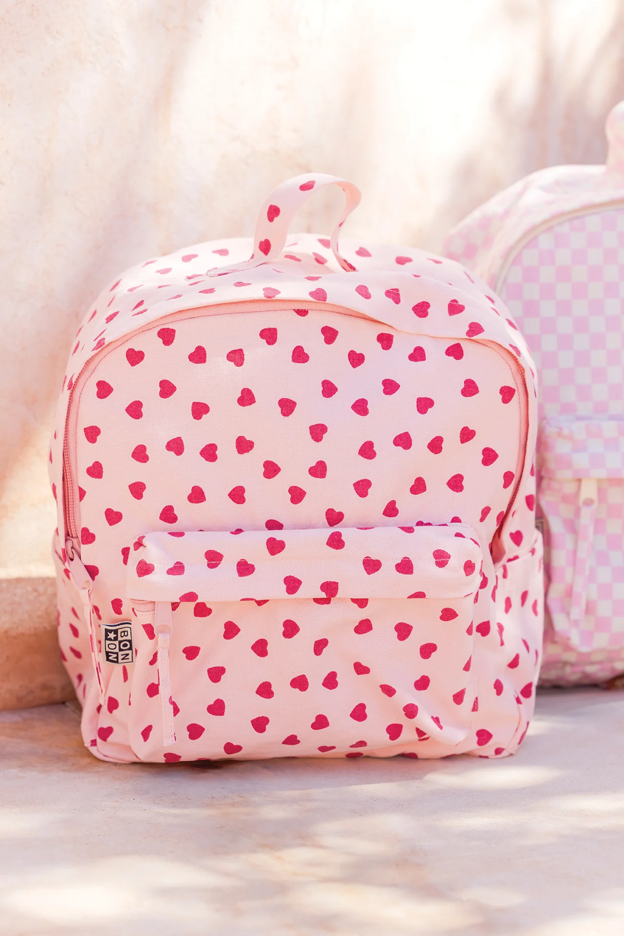 Sac à dos - Cœurs rose - Image 2