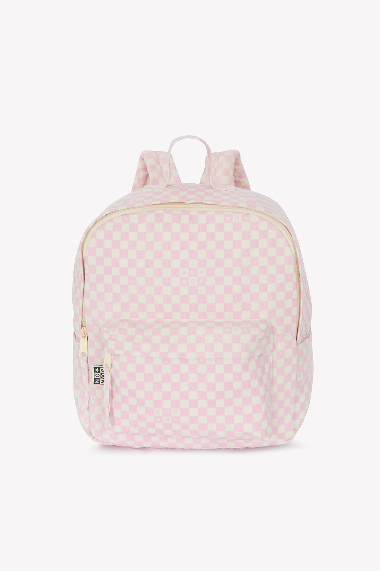 Sac à dos - Damier petit modèle rose clair - Image 4