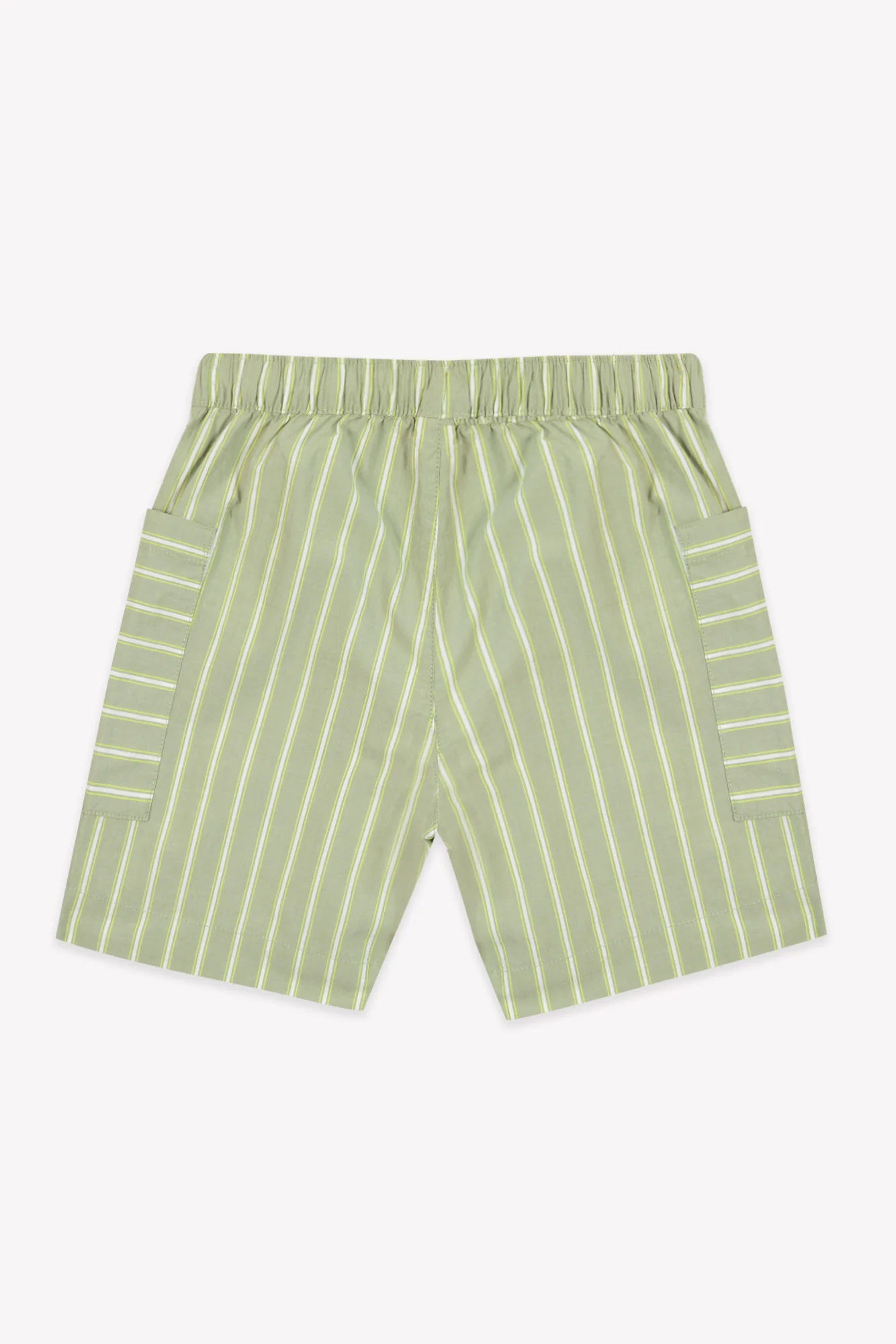 Short - Laught rayures kaki kayak - Image 3